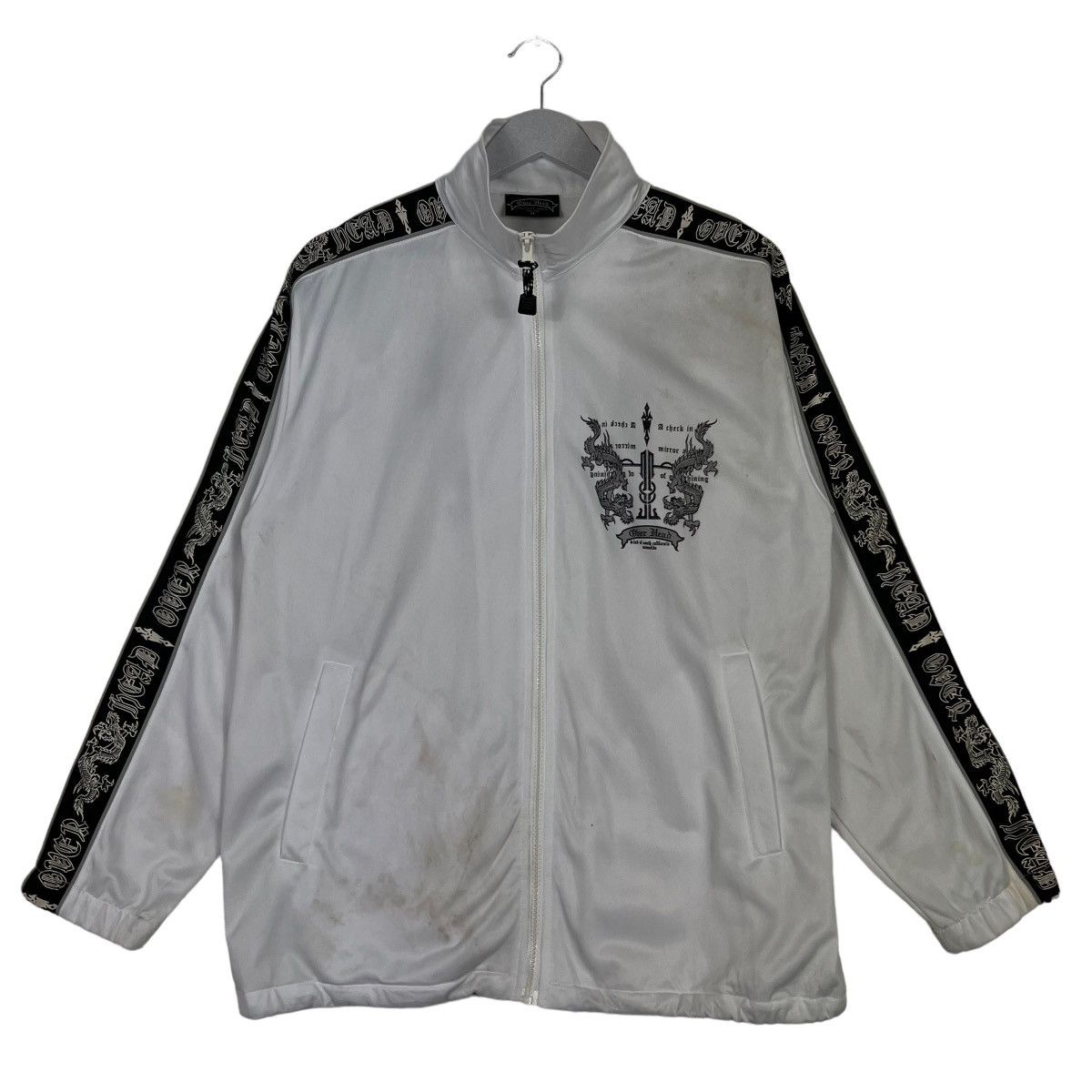 Japanese Brand 🔥 VINTAGE OVER HEAD CROSS DRAGON SWEATER Size US M / EU 48-50 / 2 - 2 Thumbnail