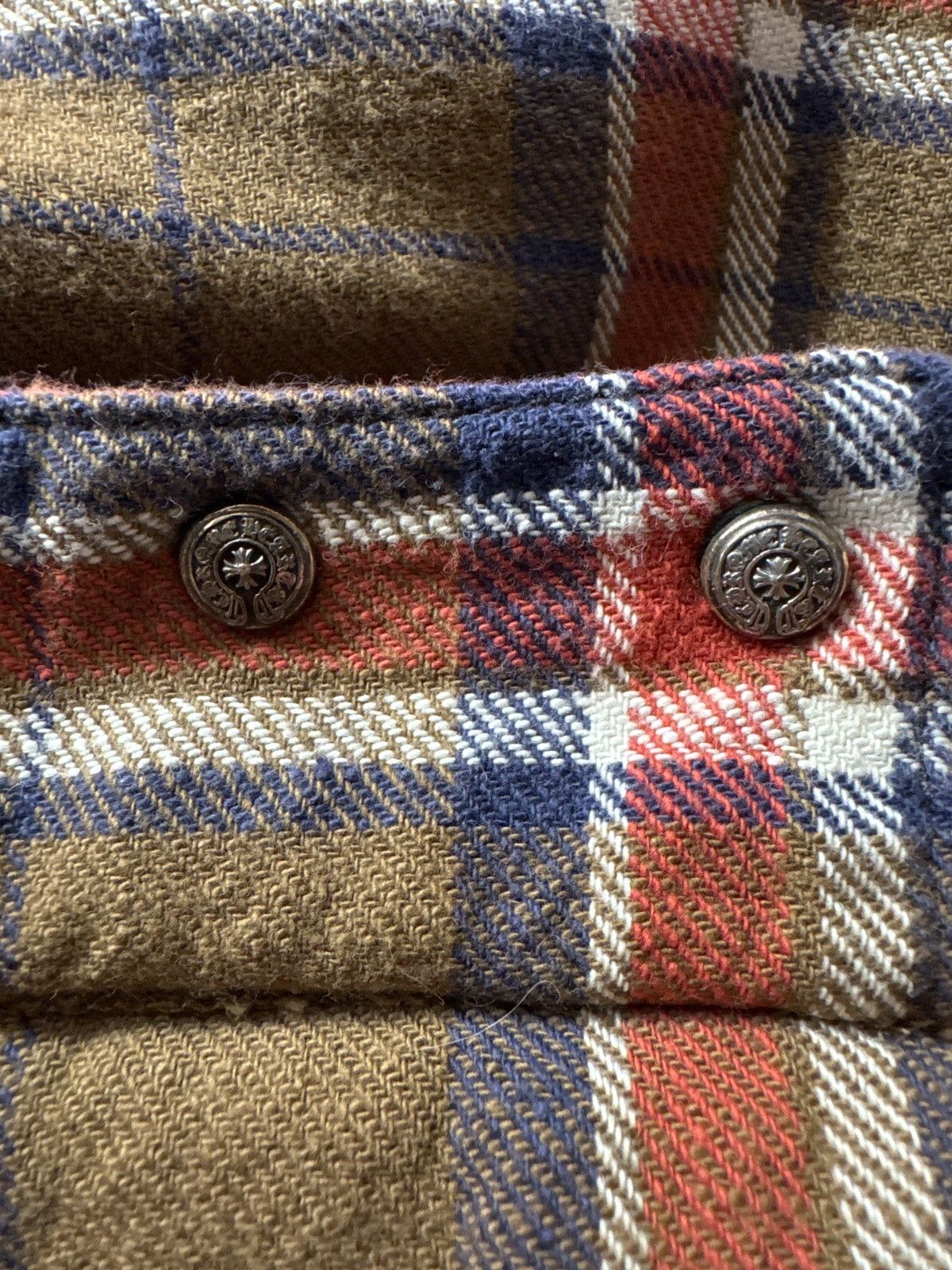 Chrome Hearts Red & White Fleur Padded Flannel Size US L / EU 52-54 / 3 - 8 Thumbnail