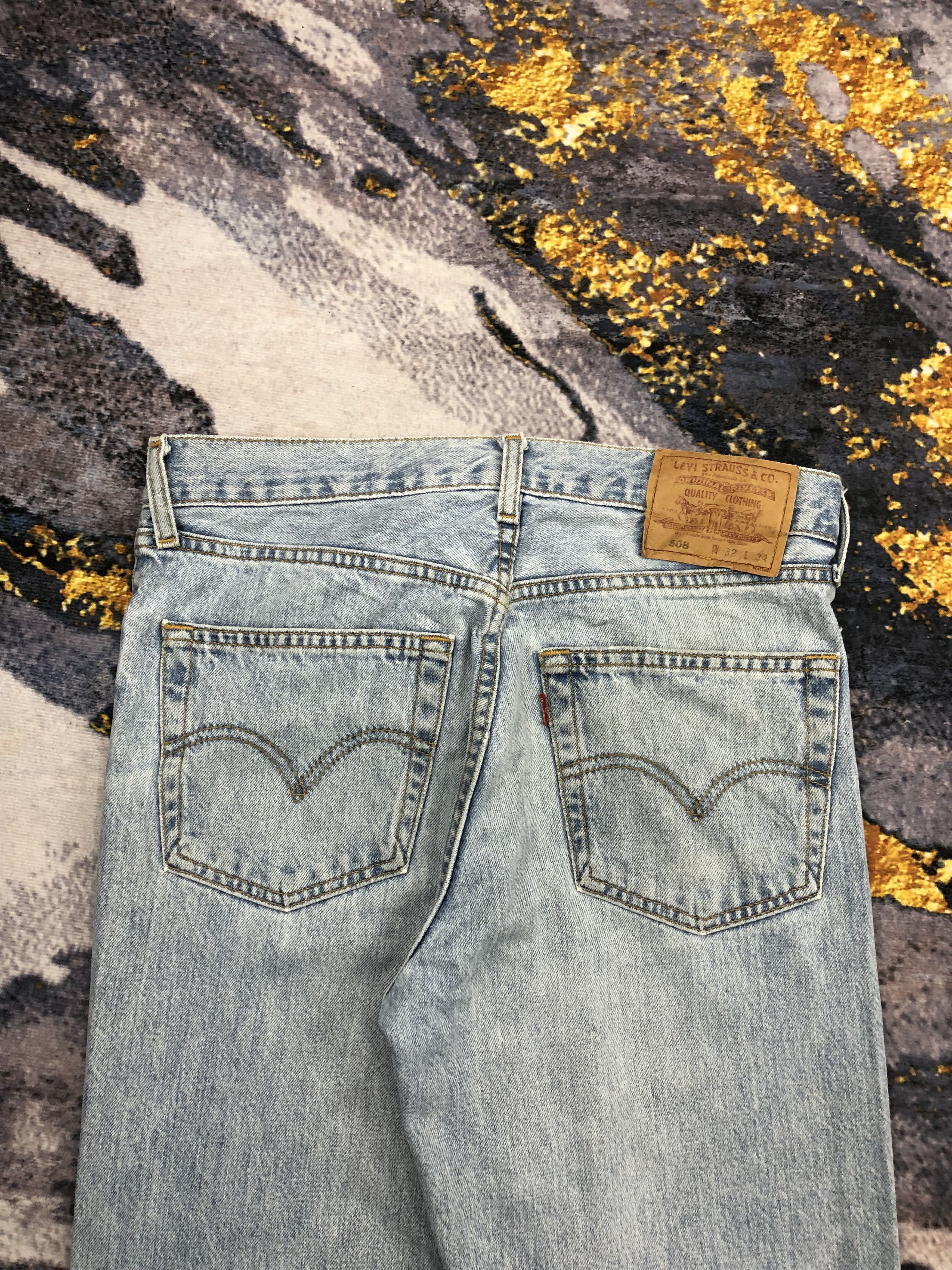 Levi's Vintage Levis 508 Faded Blue Jeans DPP0113 Size US 31 - 4 Thumbnail