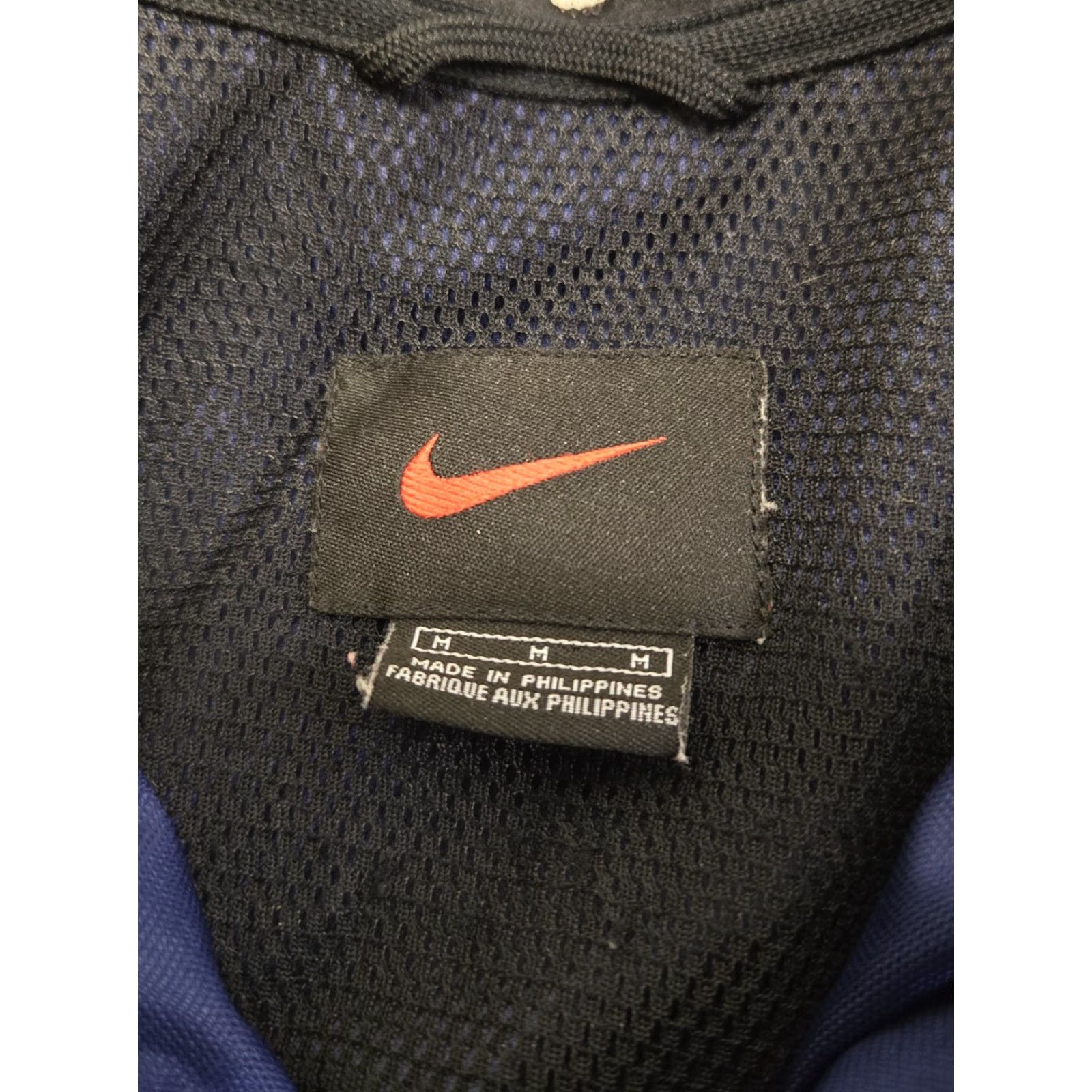 Nike VINTAGE Nike Windbreaker Jacket Nylon 1/4 Zip Blue White Size Medium Mens Casual Activewear Jacket Size US M / EU 48-50 / 2 - 6 Thumbnail