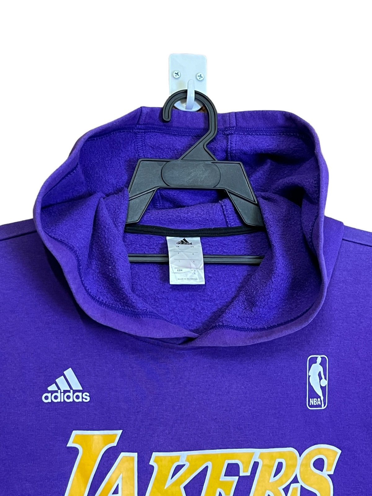 Adidas RARE🔥ADIDAS KOBE BRYANT #24 L.A LAKERS NBA HOODIES Size US L / EU 52-54 / 3 - 5 Thumbnail