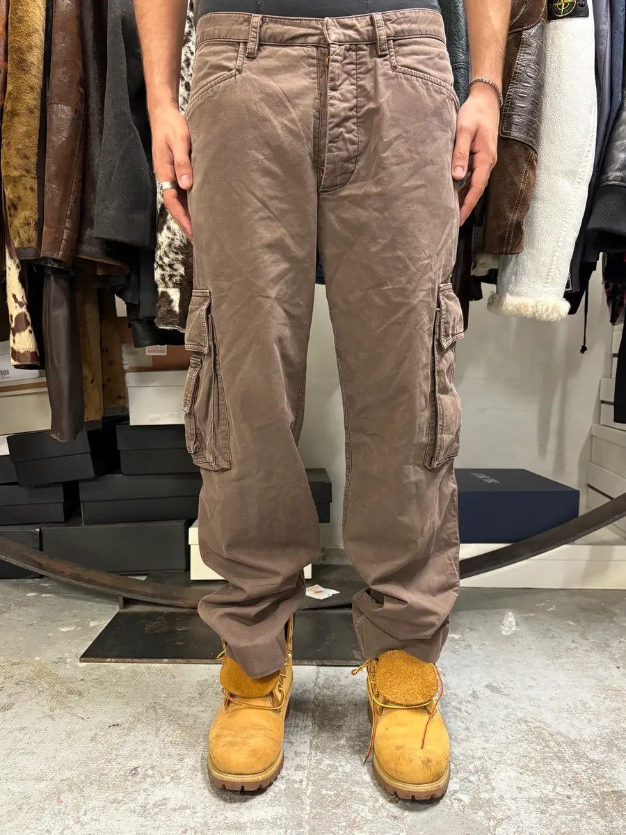 Dolce & Gabbana 2000s Dolce & Gabbana Baggy Brown Cargo Pants Size US 32 / EU 48 - 1 Thumbnail