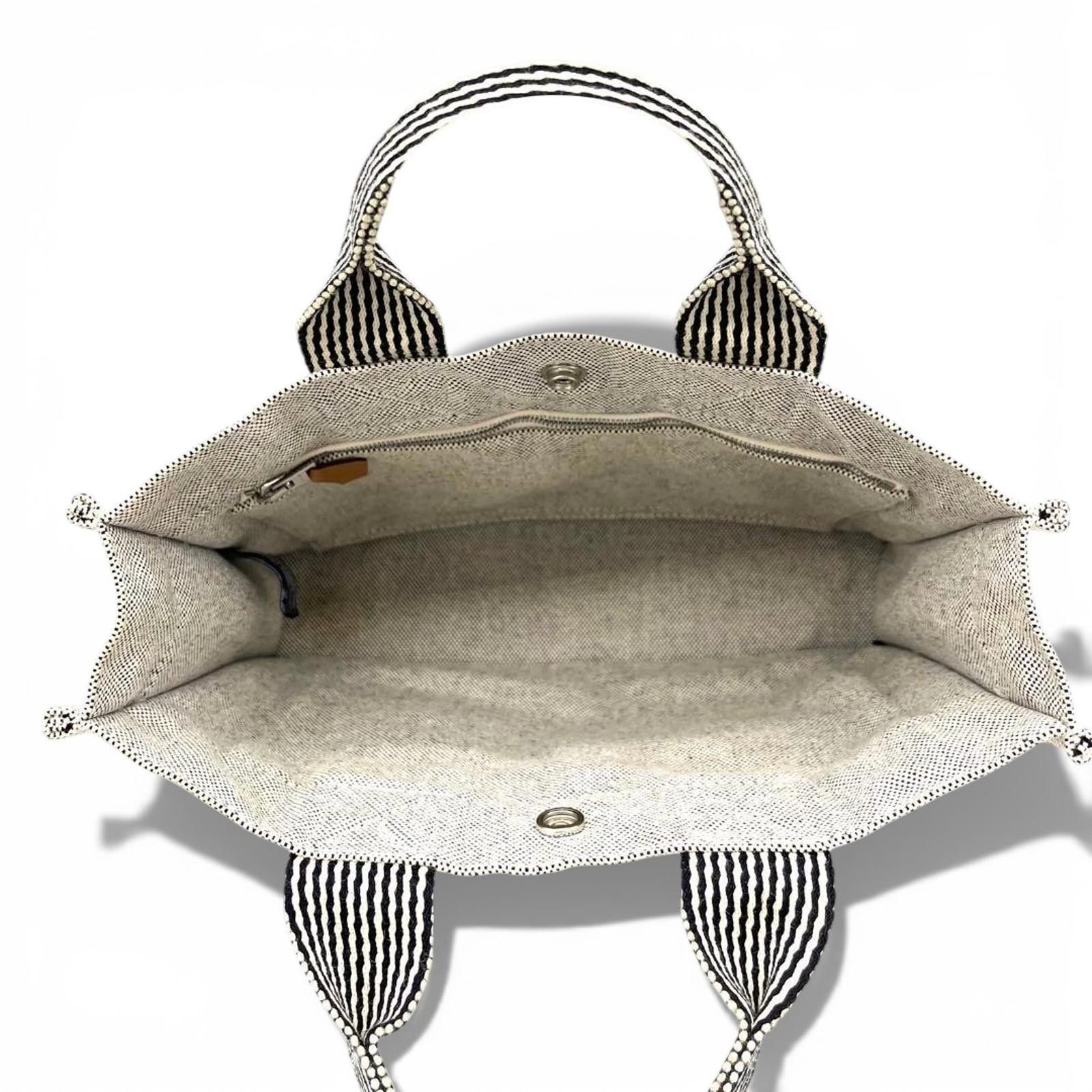 Hermes Hermés - Gray Canvas Tote Bag Size ONE SIZE - 6 Thumbnail