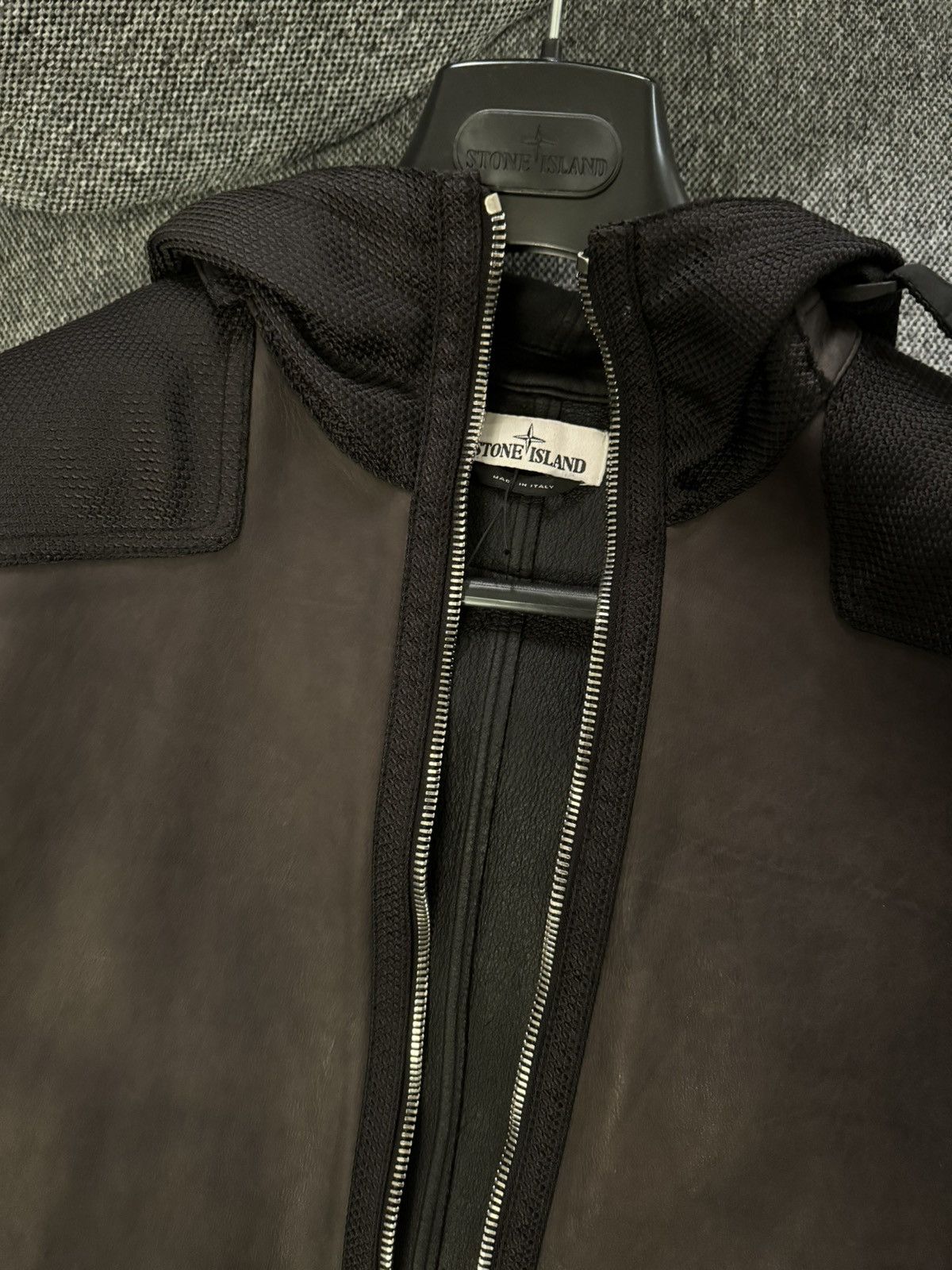 Stone Island Stone Island Leather-TC Modified Panama 6/3 HT Nylon jacket Size US M / EU 48-50 / 2 - 13 Thumbnail