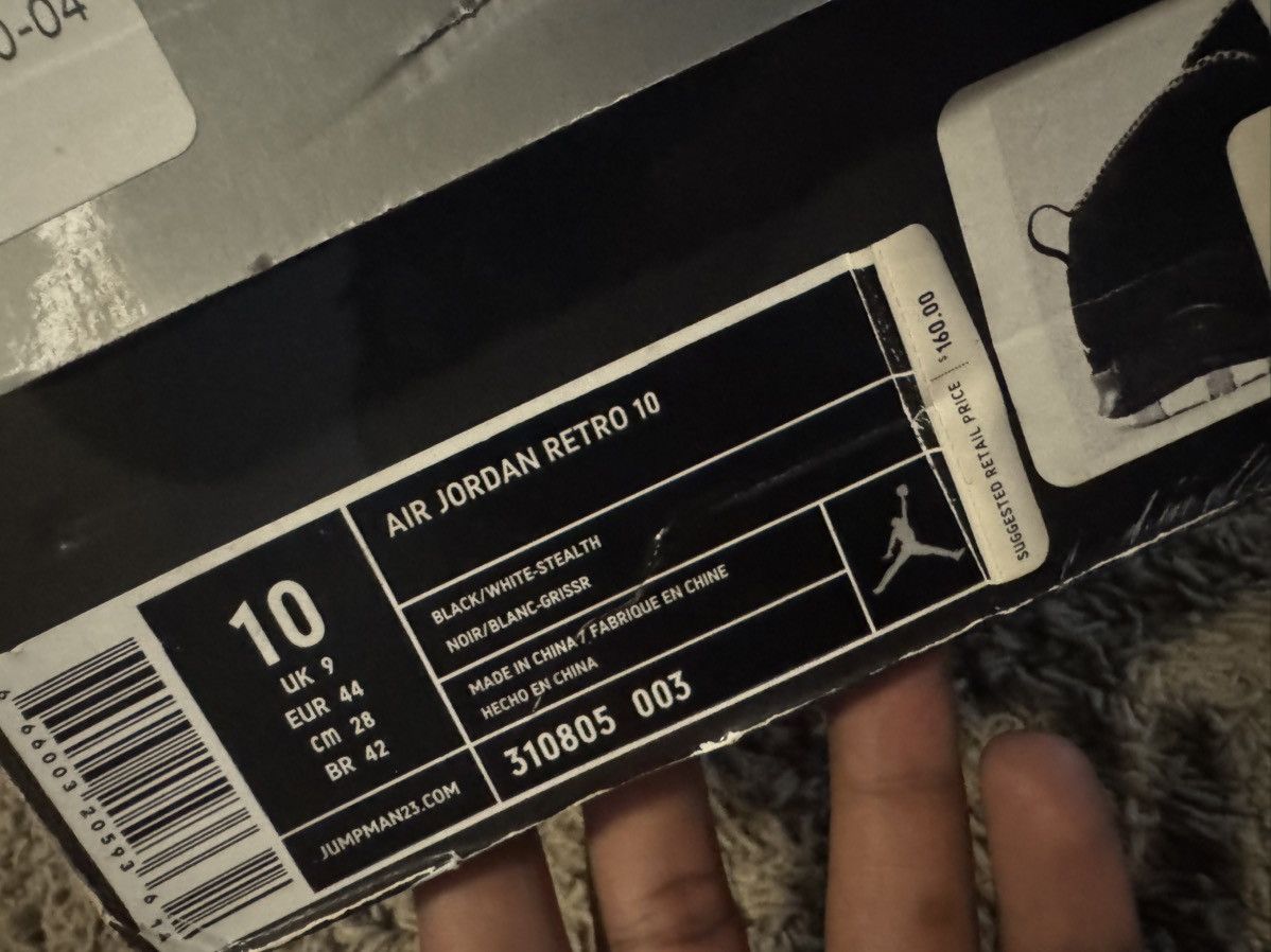 Jordan Brand Jordan 10 Stealth Sz 10 Size US 10 / EU 43 - 10 Thumbnail