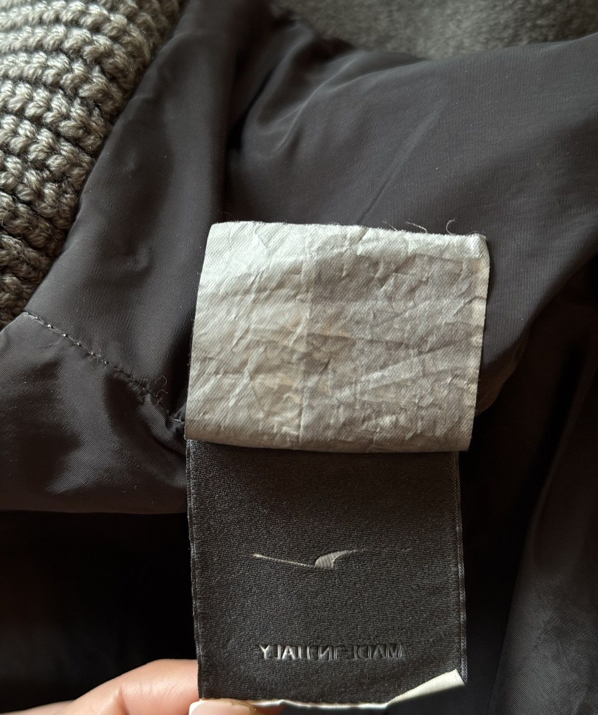 Hysteric Glamour V.Level avant Garde shearling collar wool coat jacket Size M / US 6-8 / IT 42-44 - 8 Thumbnail