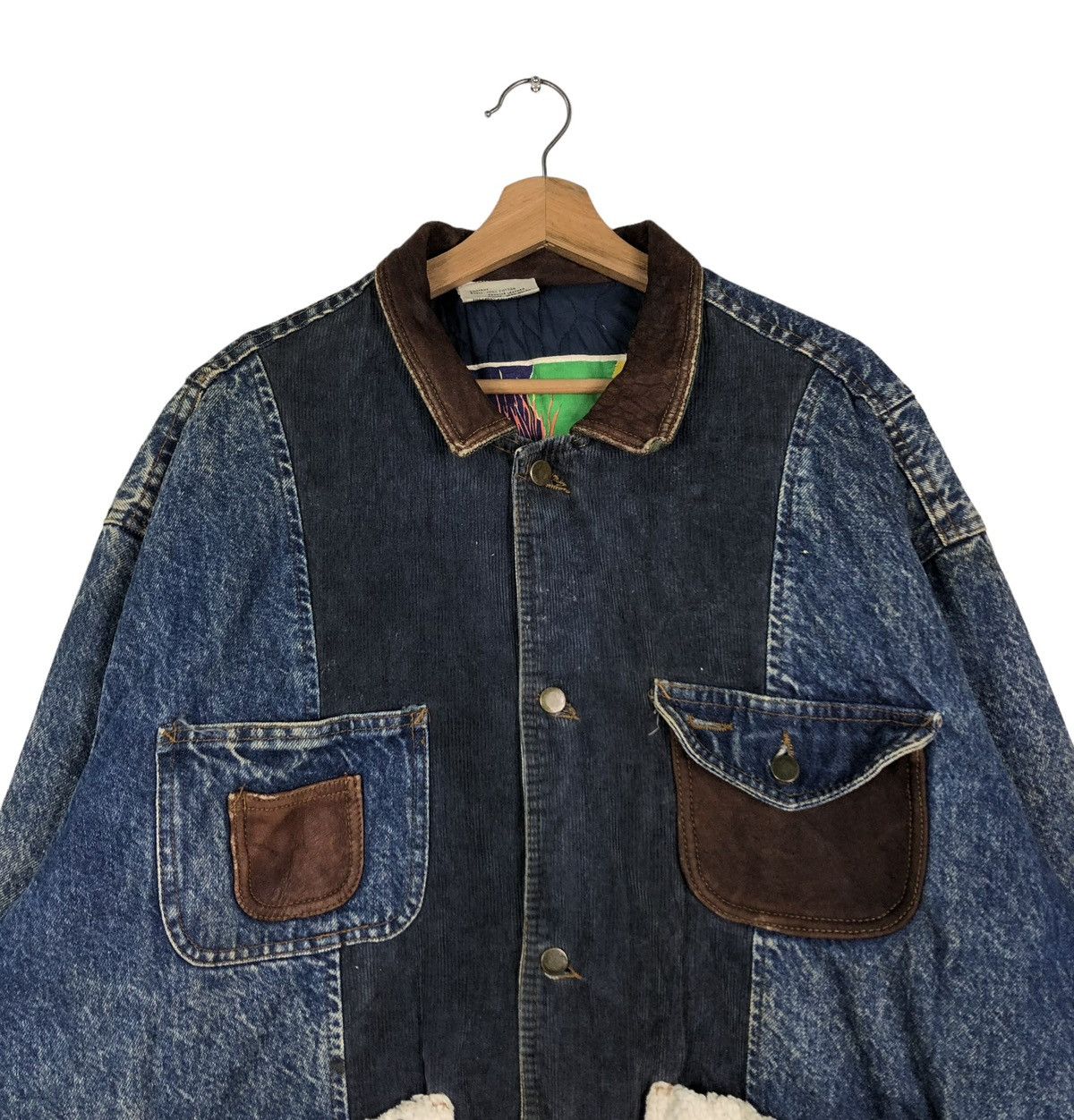 Japanese Brand 🔥VINTAGE BIKER LEATHER JACKET NUOVA FORMULA DAVID PEYSEP Size US L / EU 52-54 / 3 - 5 Thumbnail