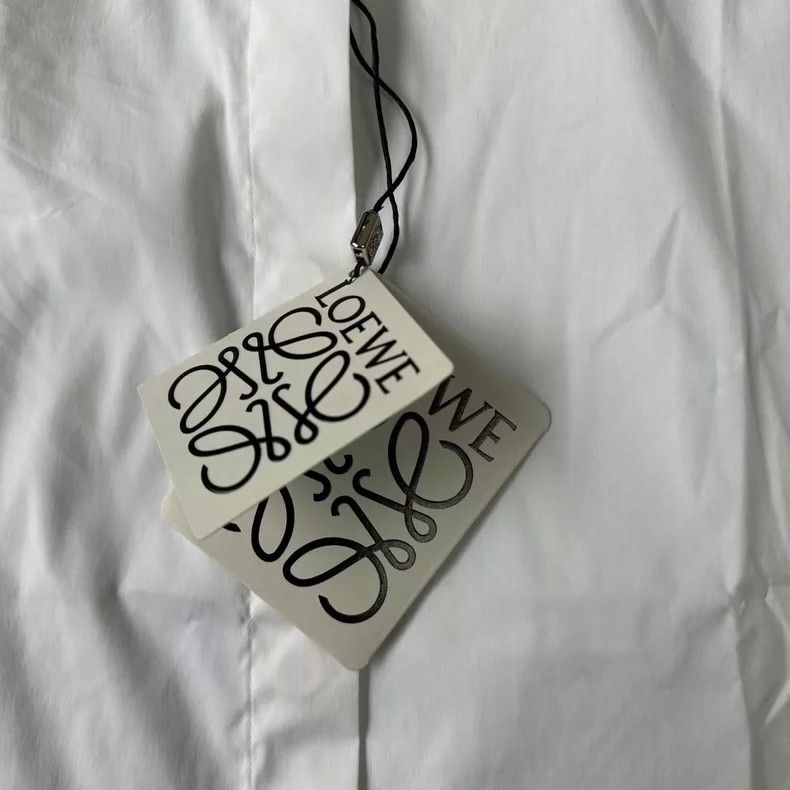 Loewe LOEWE White shirt in solid color Size 4XL / US 24-26 - 4 Thumbnail