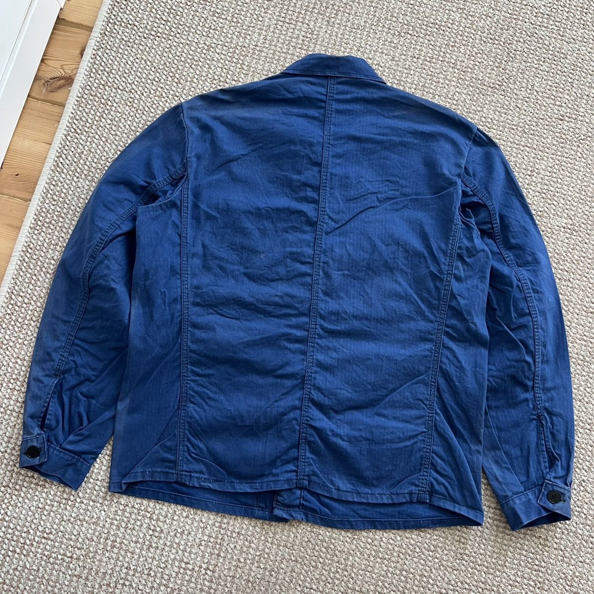 Le Laboureur German sun faded herringbone HBT work jacket Size US L / EU 52-54 / 3 - 9 Thumbnail