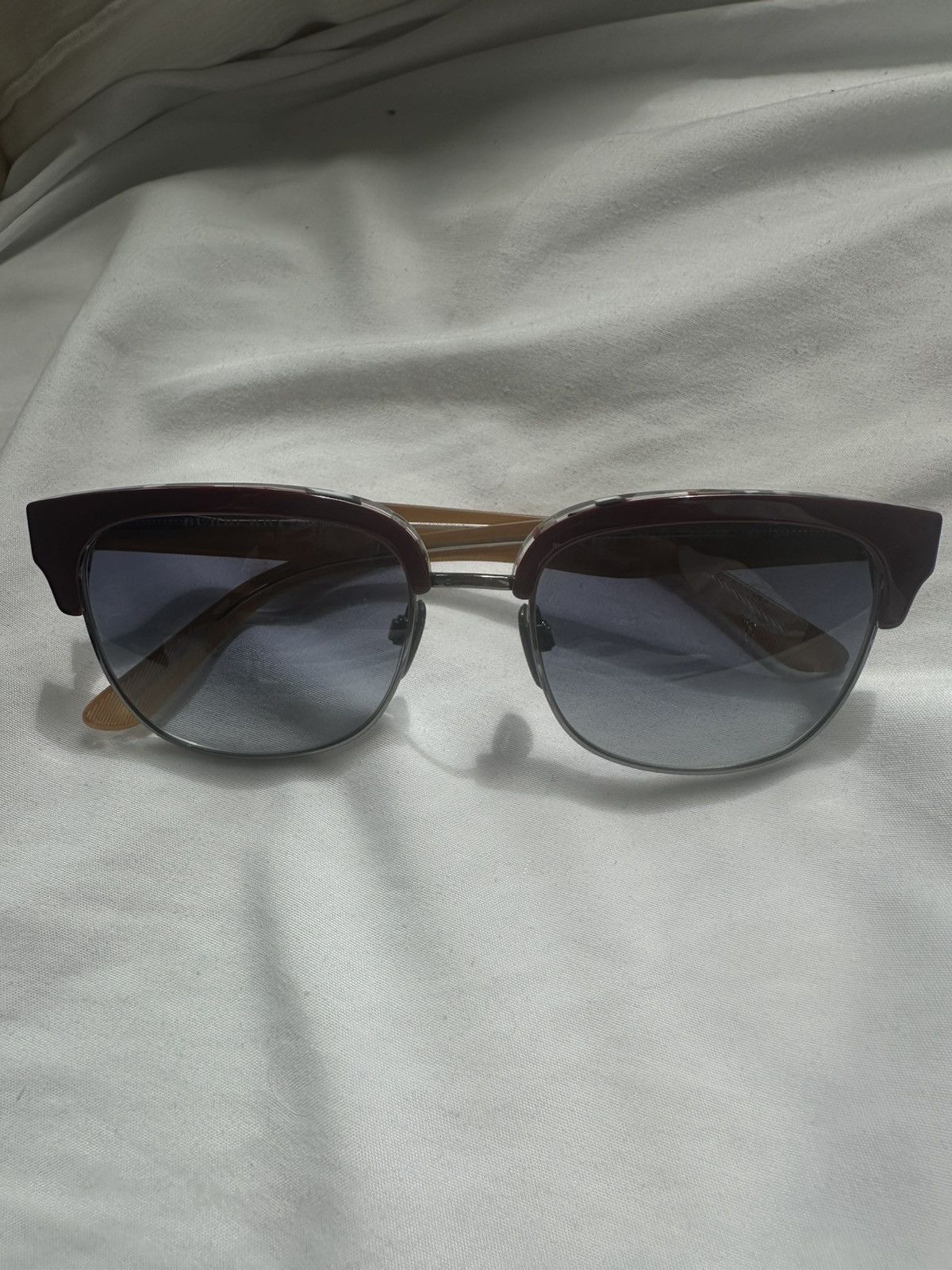 Burberry Burberry Blue Shaded Sunglasses Size ONE SIZE - 6 Thumbnail