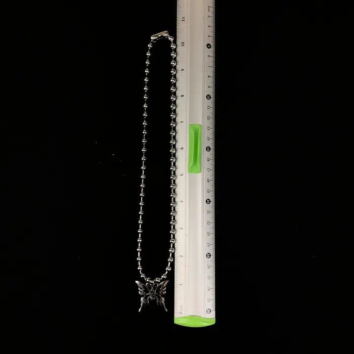 Jewelry Butterfly Chain Pop Punk Necklace Size ONE SIZE - 7 Thumbnail
