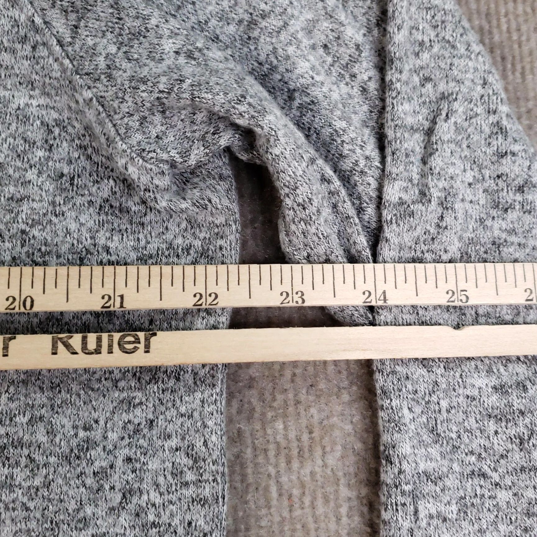Soft Surroundings Soft Surroundings Cardigan Large Gray Open Front Long Knit Lightweight Stretch Casual USA Womens Size L / US 10 / IT 46 - 3 Thumbnail
