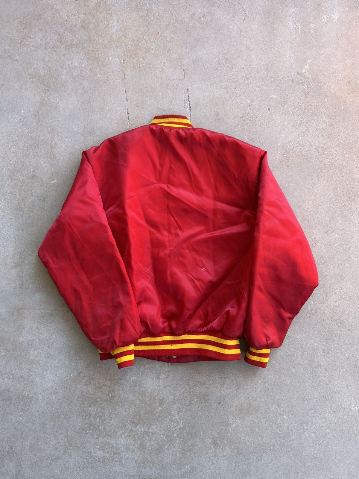 Vintage Vintage Marines Satin Bomber Jacket Size US L / EU 52-54 / 3 - 2 Thumbnail