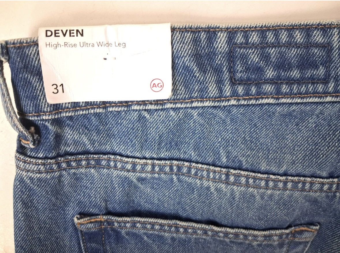 AG Adriano Goldschmied AG Adriano Goldschmied Size 31 Ultra Wide Leg Republic Deven Size 31" - 9 Thumbnail