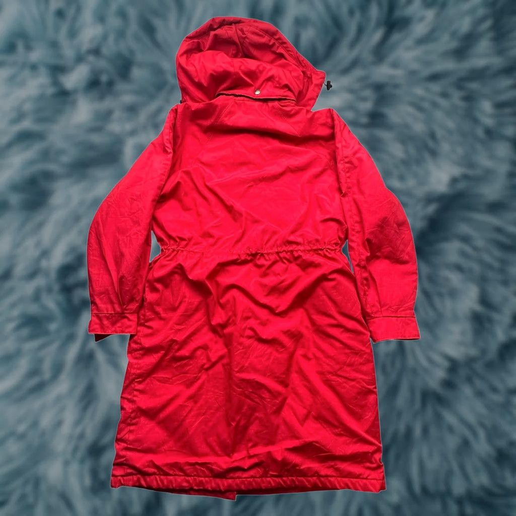 Vintage VINTAGE Woolrich Long Hooded Parka Jacket Womens Large Red Wool Plaid Lined Size L / US 10 / IT 46 - 1 Thumbnail