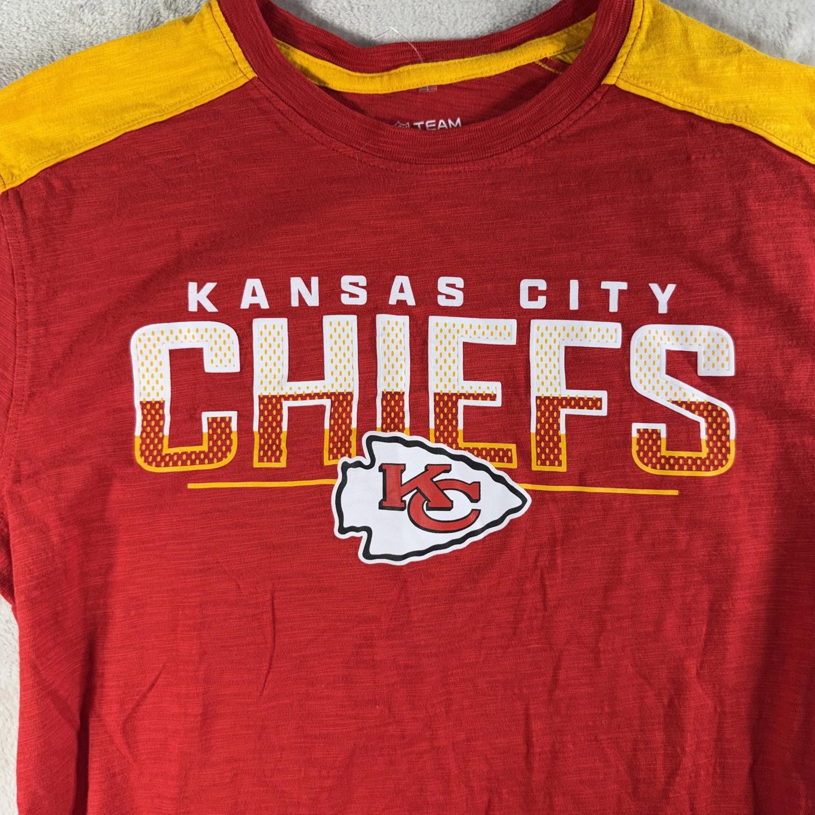 NFL NFL Shirt Unisex M Red Kansas City Chiefs Football Size M / US 6-8 / IT 42-44 - 2 Thumbnail