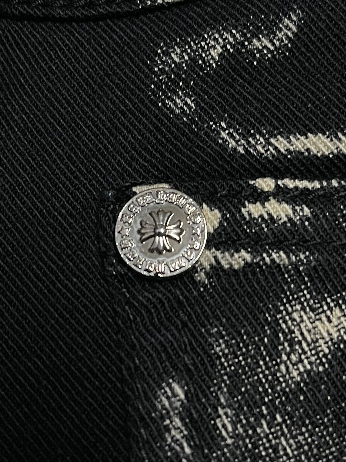 Designer × Jean Jeans American wolf Graphic Design Rare Size US 29 - 8 Thumbnail