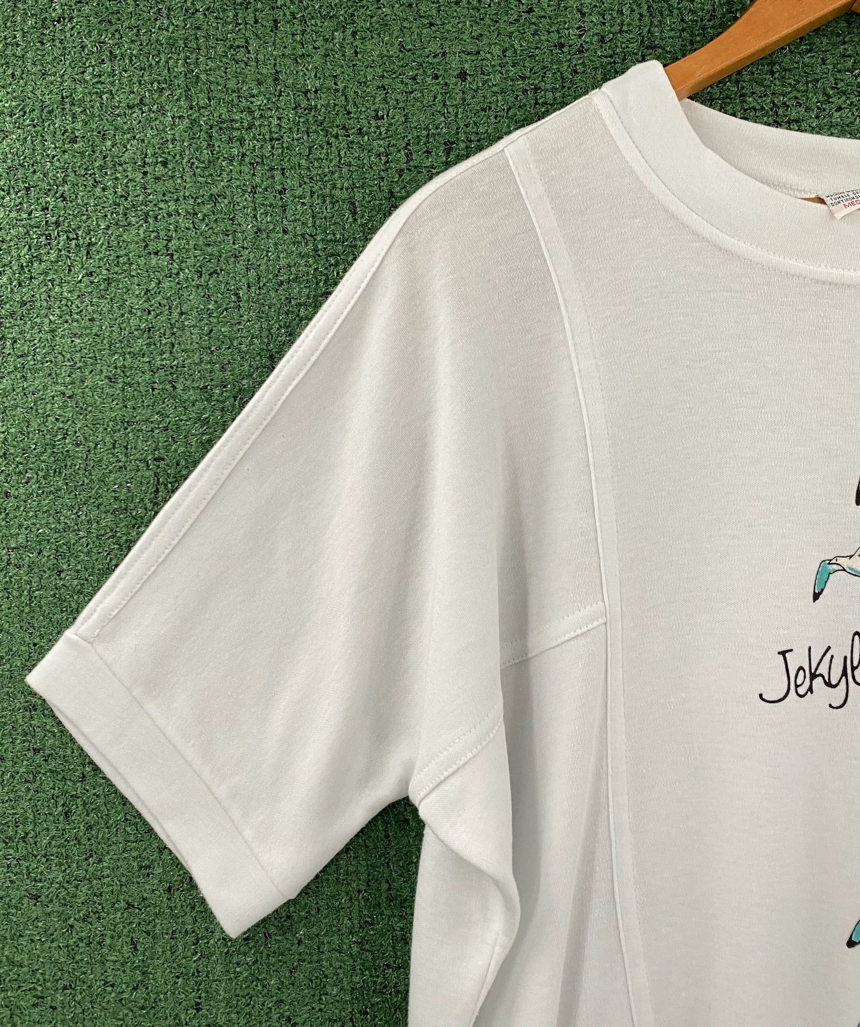 Vintage 80’s Jekyll Island Seagulls Short Sleeve Top Medium Size M / US 6-8 / IT 42-44 - 4 Thumbnail