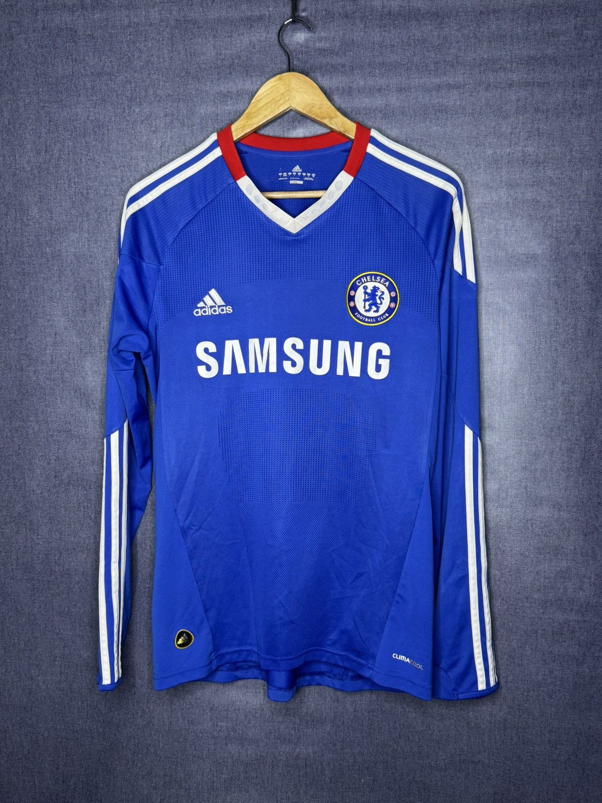 Adidas Vintage Adidas Chelsea Jersey Home Long Sleeve 2010/2011 Size US S / EU 44-46 / 1 - 2 Thumbnail