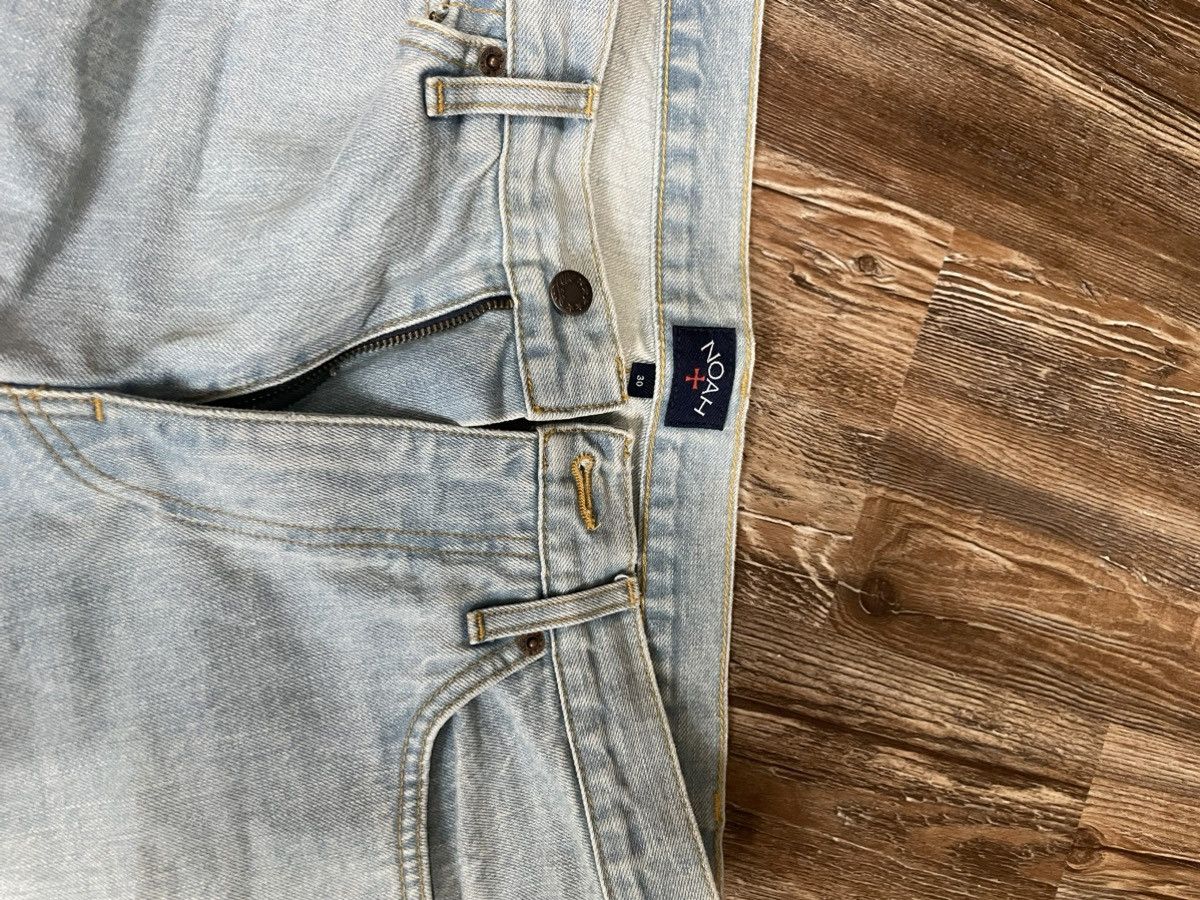 Noah 30 Light Stone Wash Selvedge Denim Jeans 5-Pocket Size US 30 / EU 46 - 8 Thumbnail