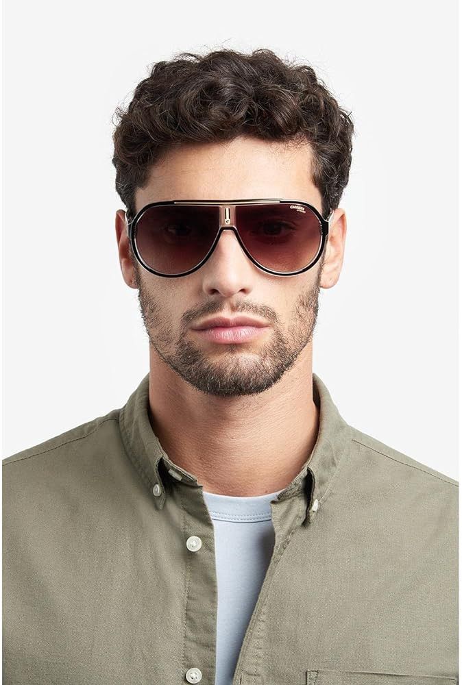 Carrera CARRERA 1057/S 0D5108 Sunglasses Black Aviator Frame Size ONE SIZE - 2 Thumbnail
