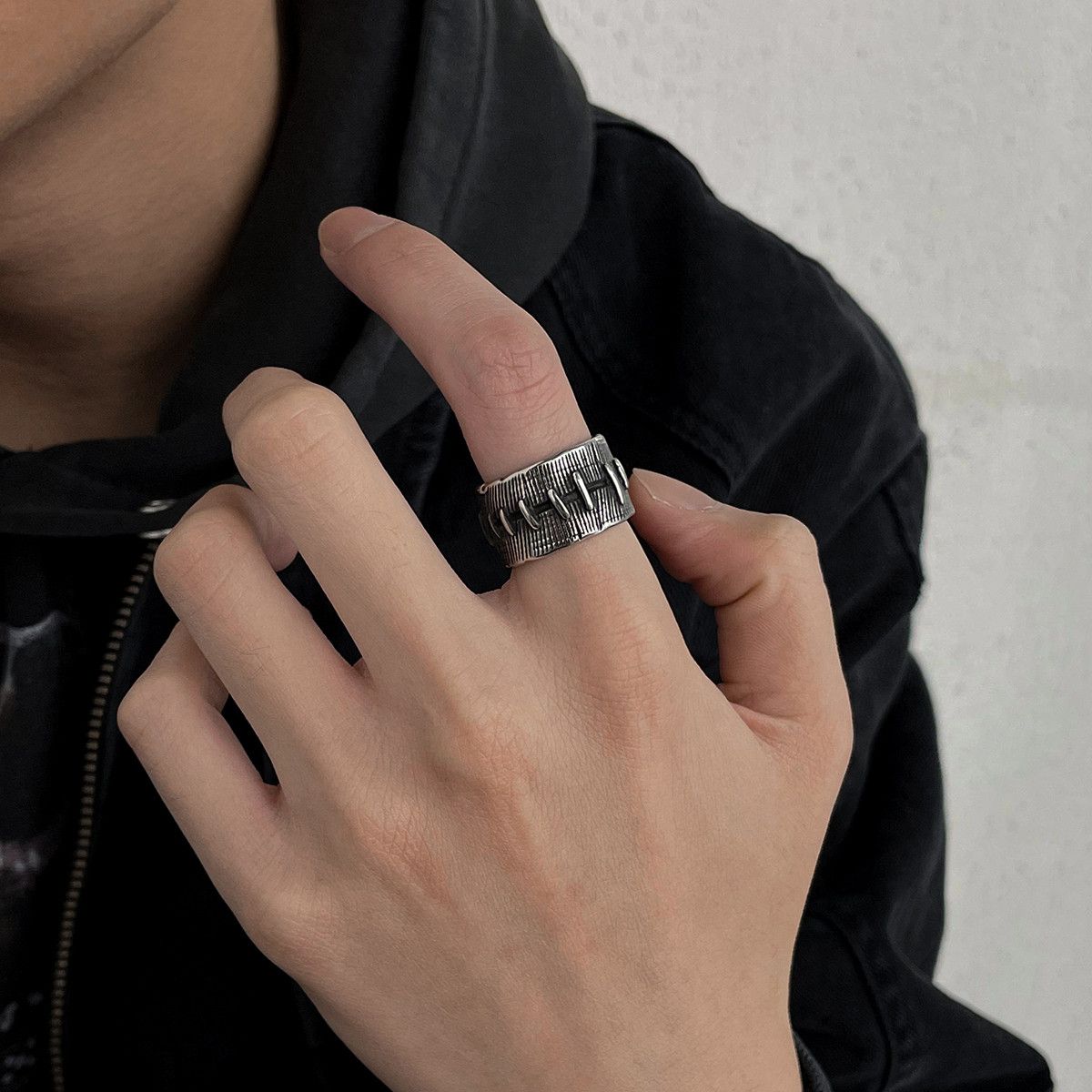 Jewelry Crazy Jewelry Rings Open Size Chrome Ring (Size 7-13) Size ONE SIZE - 2 Thumbnail