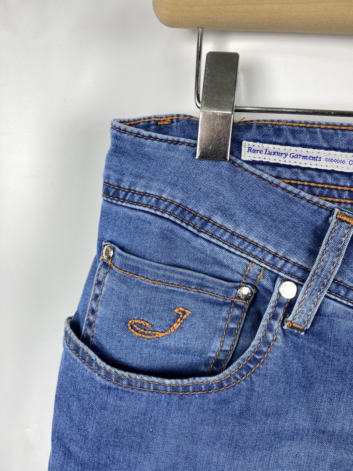 Jacob Cohen Jacob Cohen Luxury Comfort Slim Jeans Style 688 size 35 Size US 35 - 4 Thumbnail