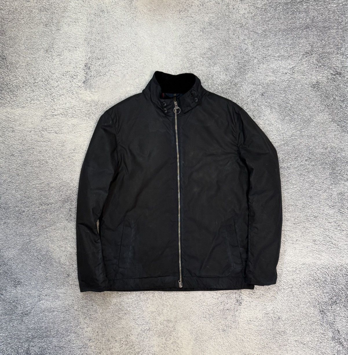 Barbour Barbour Barnby Wax Jacket Men M Black Waxed Cotton Coat Logo Size US M / EU 48-50 / 2 - 3 Thumbnail
