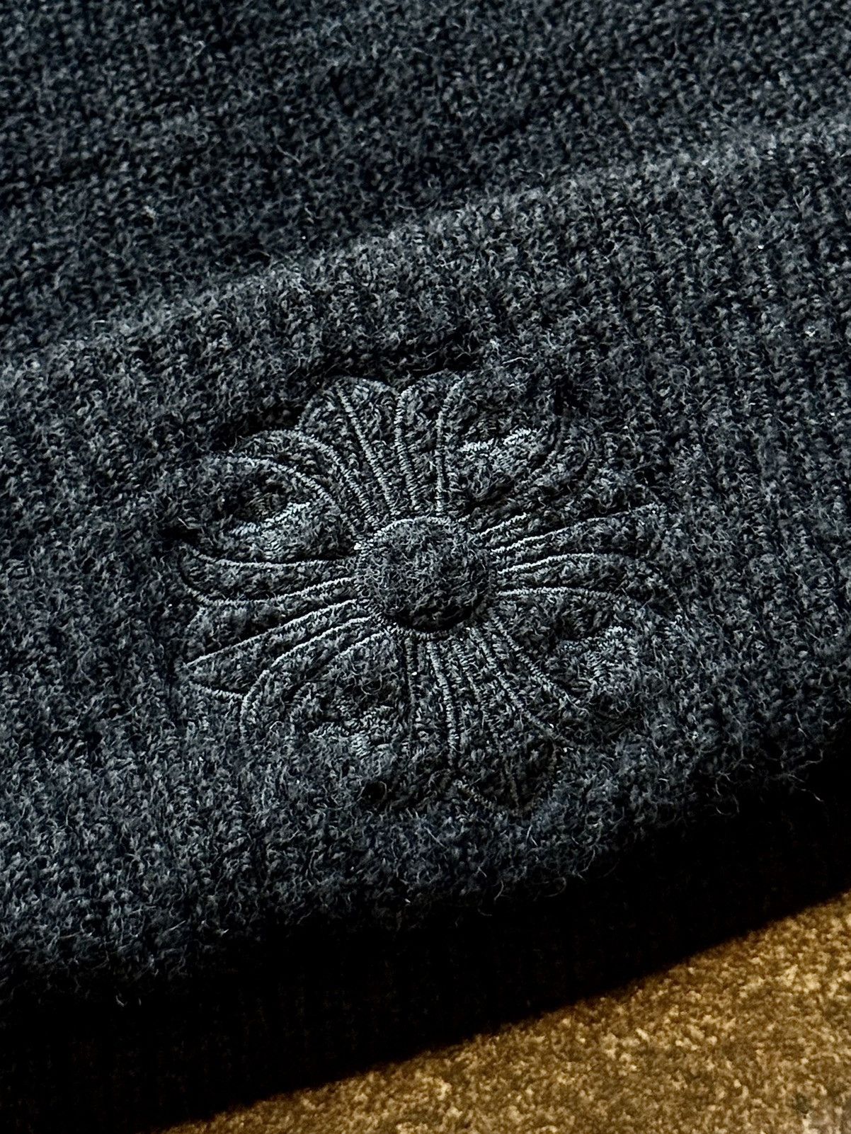 Chrome Hearts Chrome Hearts - + CROSS - Black Wool - Beanie Size ONE SIZE - 7 Thumbnail