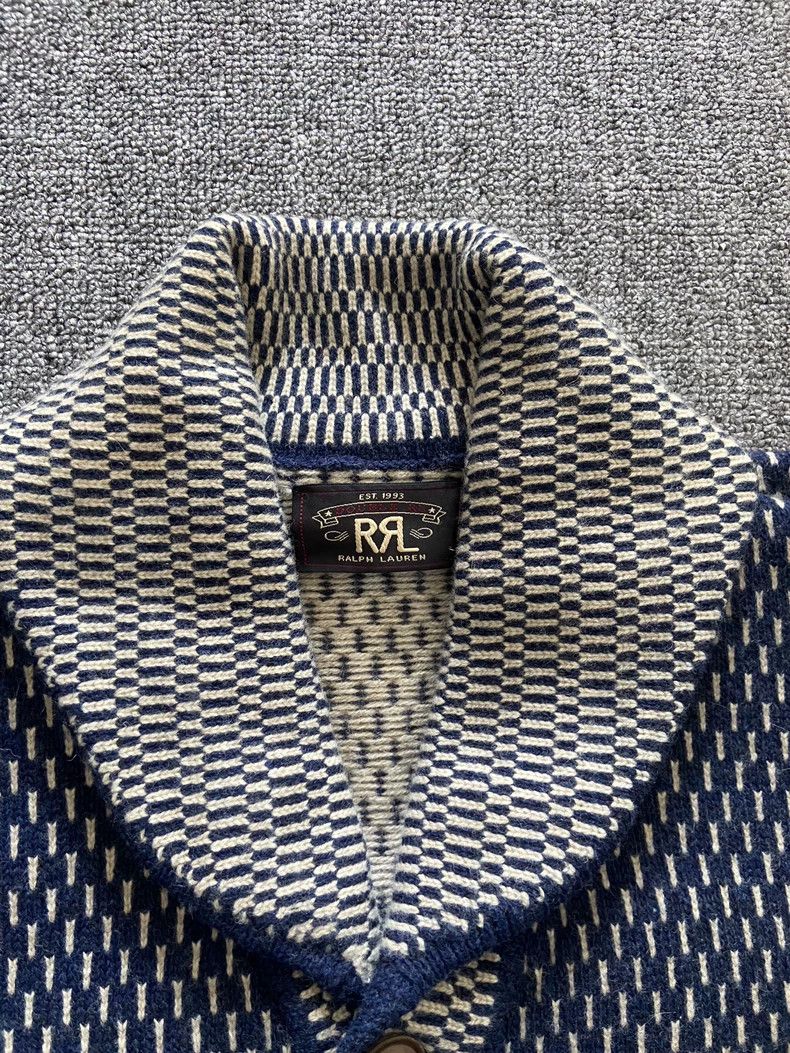 RRL Ralph Lauren RRL Ralph Lauren Vintage Indigo Wool Cotton Cardigan sweat Size US S / EU 44-46 / 1 - 4 Thumbnail