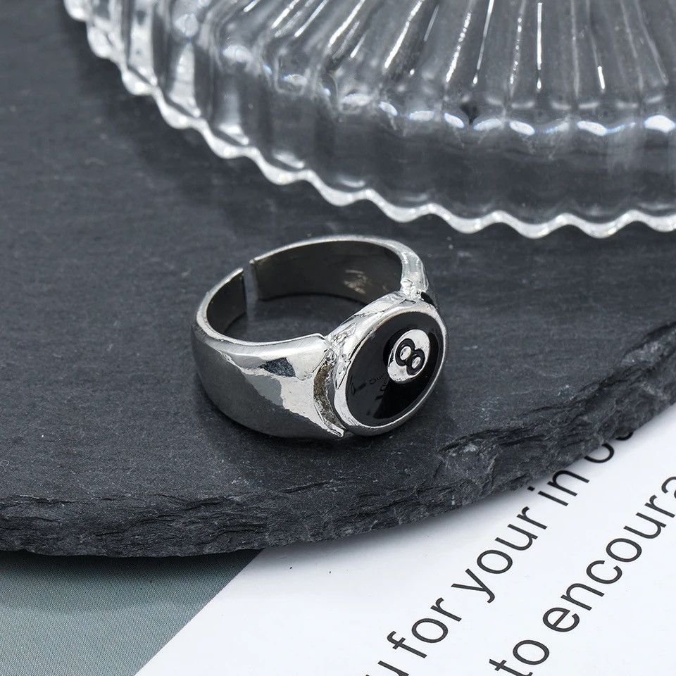 Japanese Brand × Other Punk Gothic Style Rock Adjustable Number 8 Ring Size ONE SIZE - 3 Thumbnail