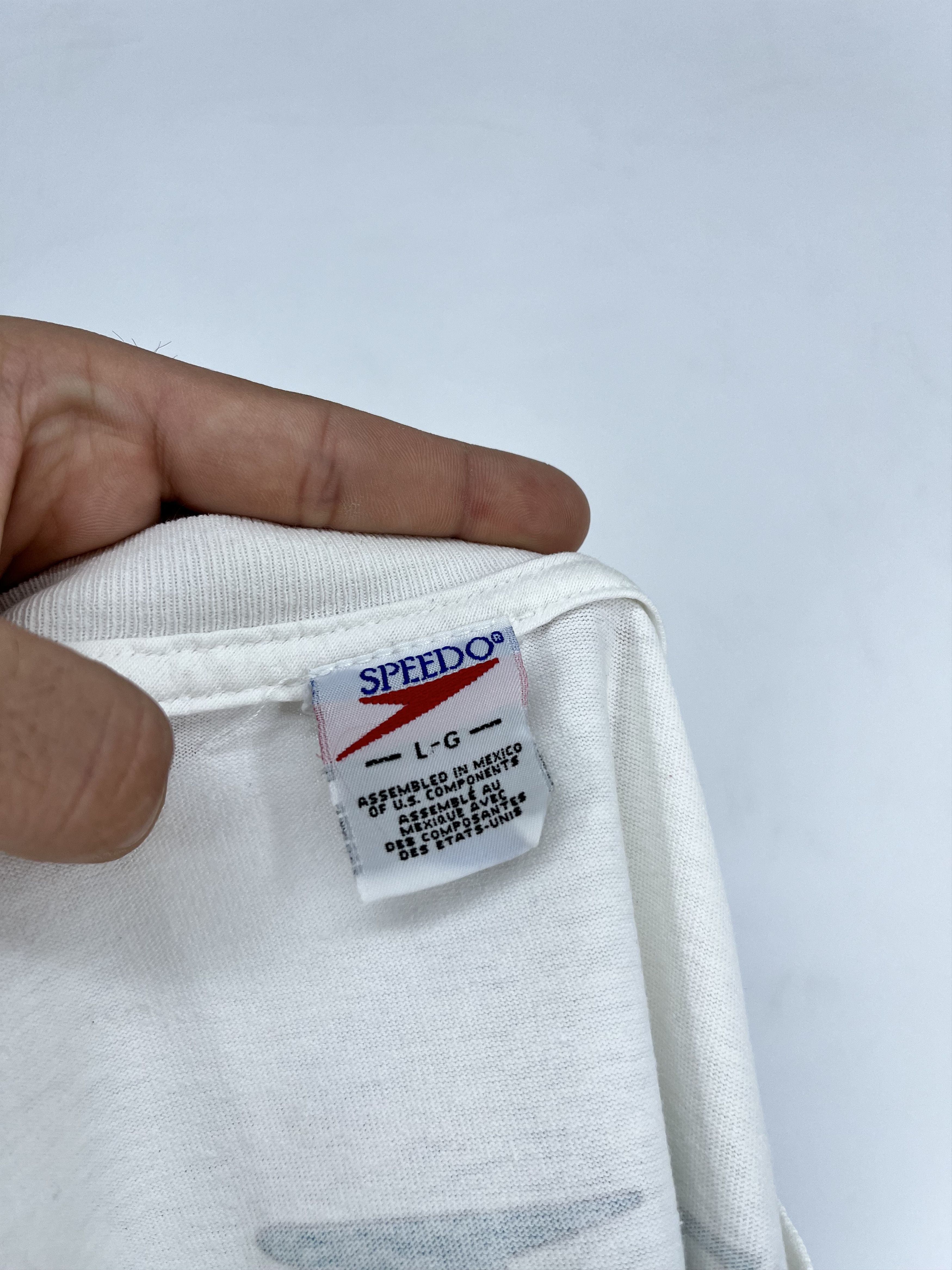 Speedo T shirt Vintage Speedo 1999 L Timbre Nature Dauphin Size US L / EU 52-54 / 3 - 9 Thumbnail
