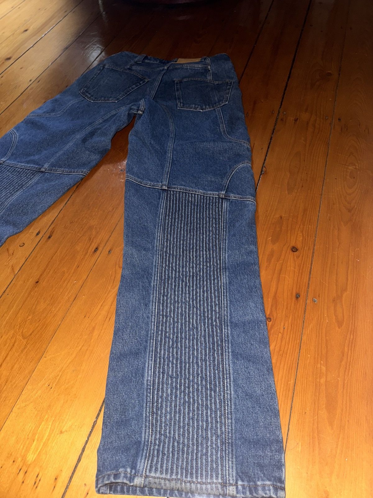 Acne Studios Acne Studios Moto Rider Jeans Size US 30 / EU 46 - 10 Thumbnail