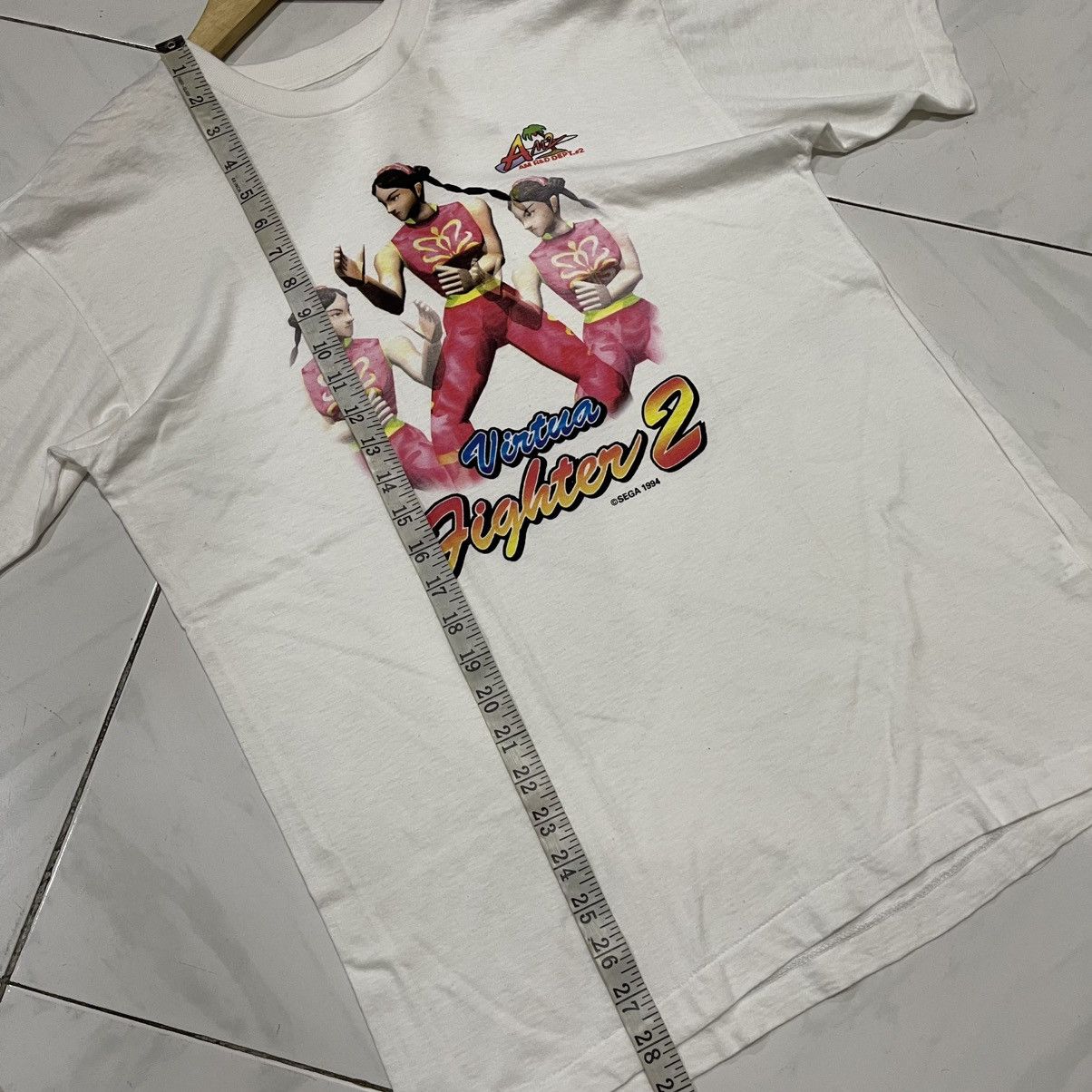 Anime Rare 1994 sega virtua fighter 2 promo game tee Size US L / EU 52-54 / 3 - 11 Thumbnail