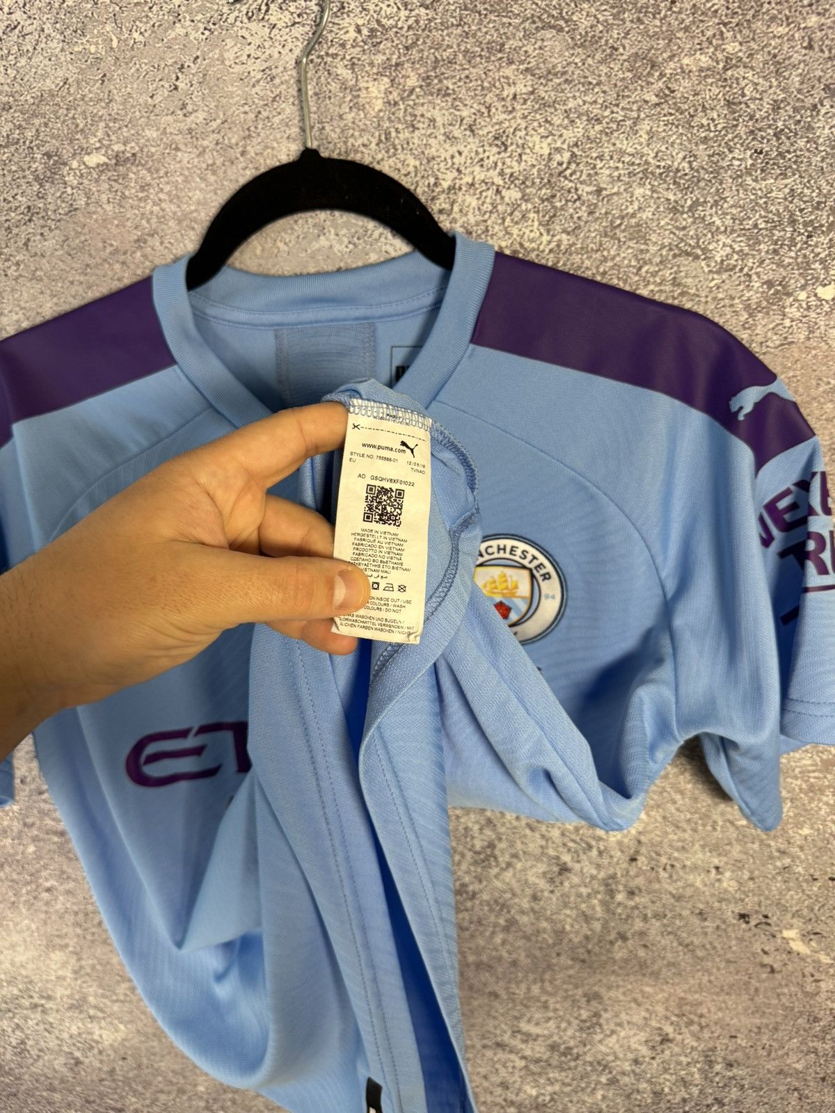 Puma × Vintage Vintage Manchester City 2019/20 Puma Jersey y2k blokcore Size US S / EU 44-46 / 1 - 11 Thumbnail