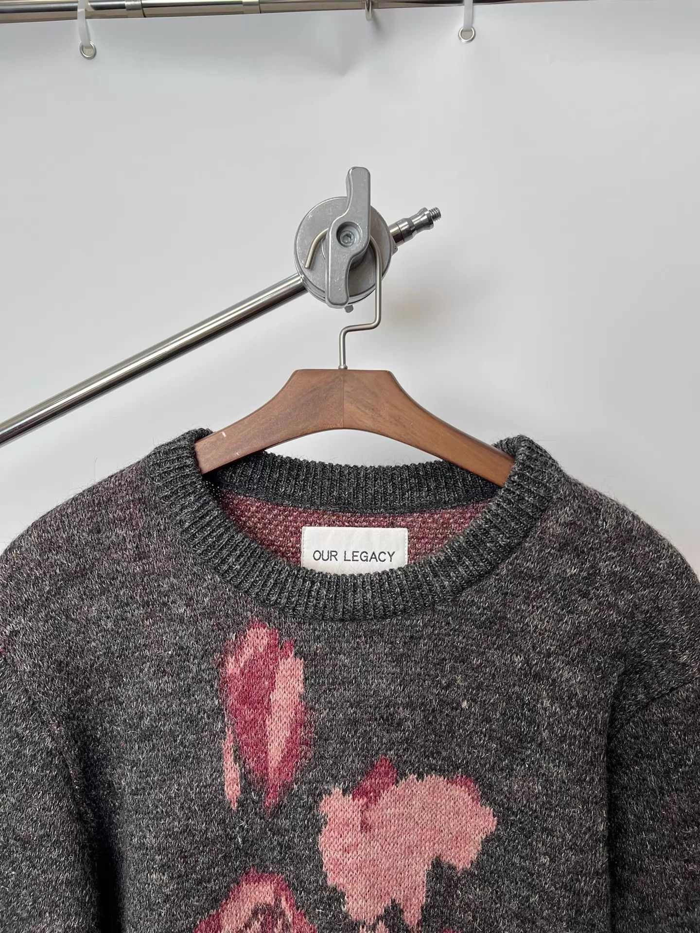 Our Legacy Our Legacy Wool Linen Knit Patterned Sweater Rare Unique Size US S / EU 44-46 / 1 - 3 Thumbnail