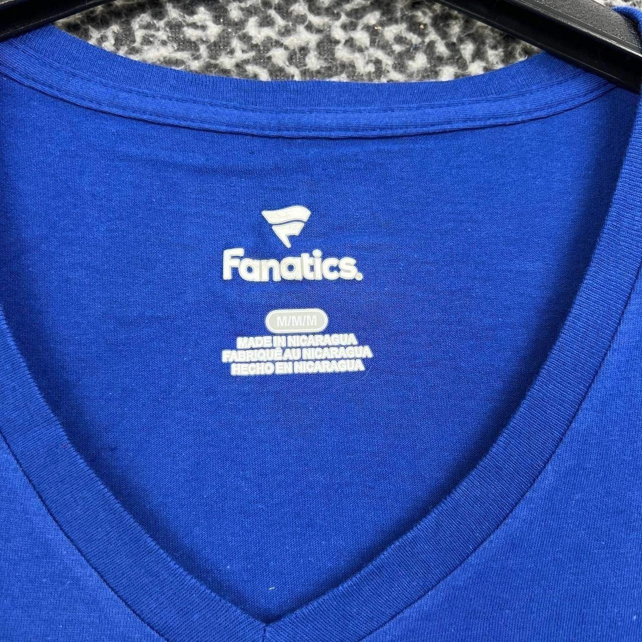 Other Chicago Cubs Shirt Women Blue Short Sleeve V-Neck New M Size M / US 6-8 / IT 42-44 - 3 Thumbnail