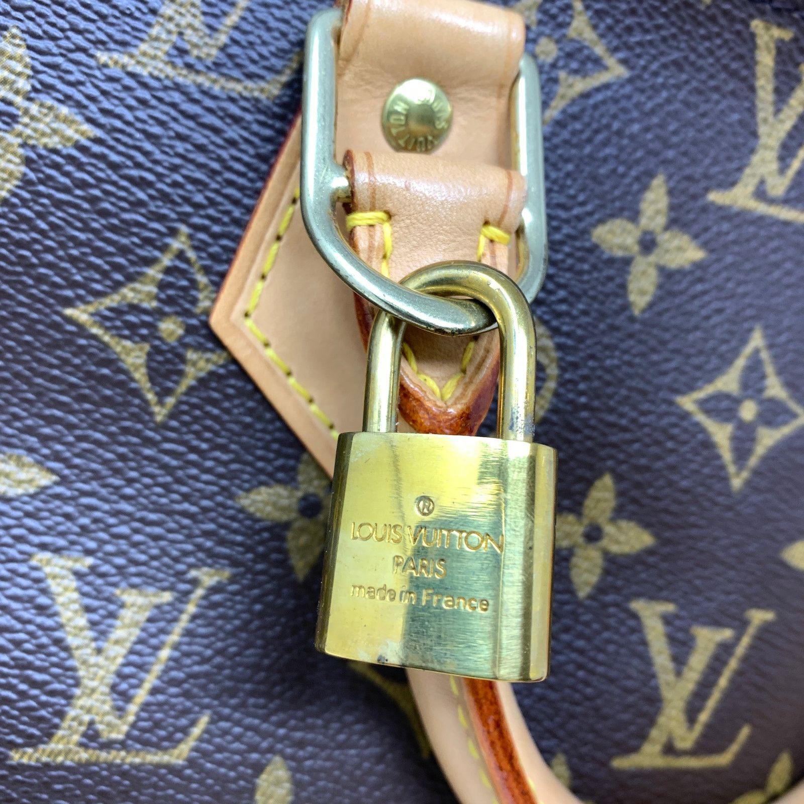 Louis Vuitton VTG Louis Vuitton Alma Handbag Monogram Canvas Made In USA Size ONE SIZE - 7 Thumbnail