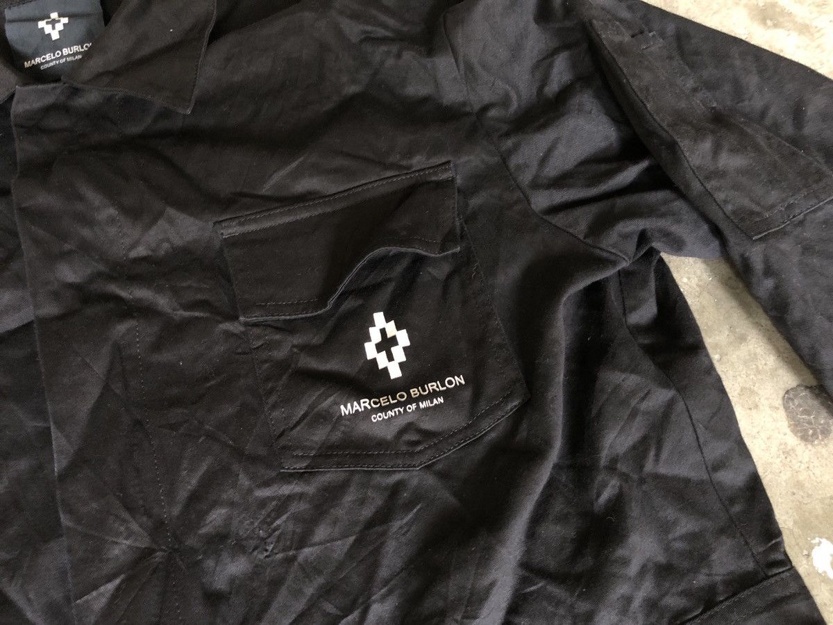 Marcelo Burlon Marcelo Burlon Staff Coverall Jumpsuit Size US 40 / EU 56 - 4 Thumbnail