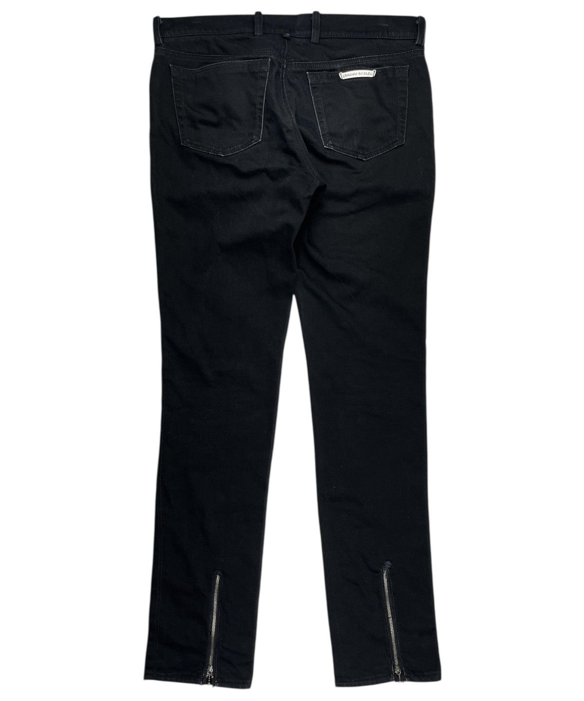 Chrome Hearts Chrome Hearts Vintage Skinny Fleur Knee Denim Jeans Altered Size US 32 / EU 48 - 2 Thumbnail
