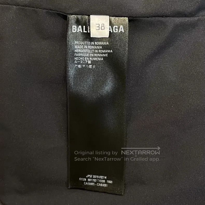 Balenciaga Balenciaga Black Puffer Jacket Size XS / US 0-2 / IT 36-38 - 6 Thumbnail
