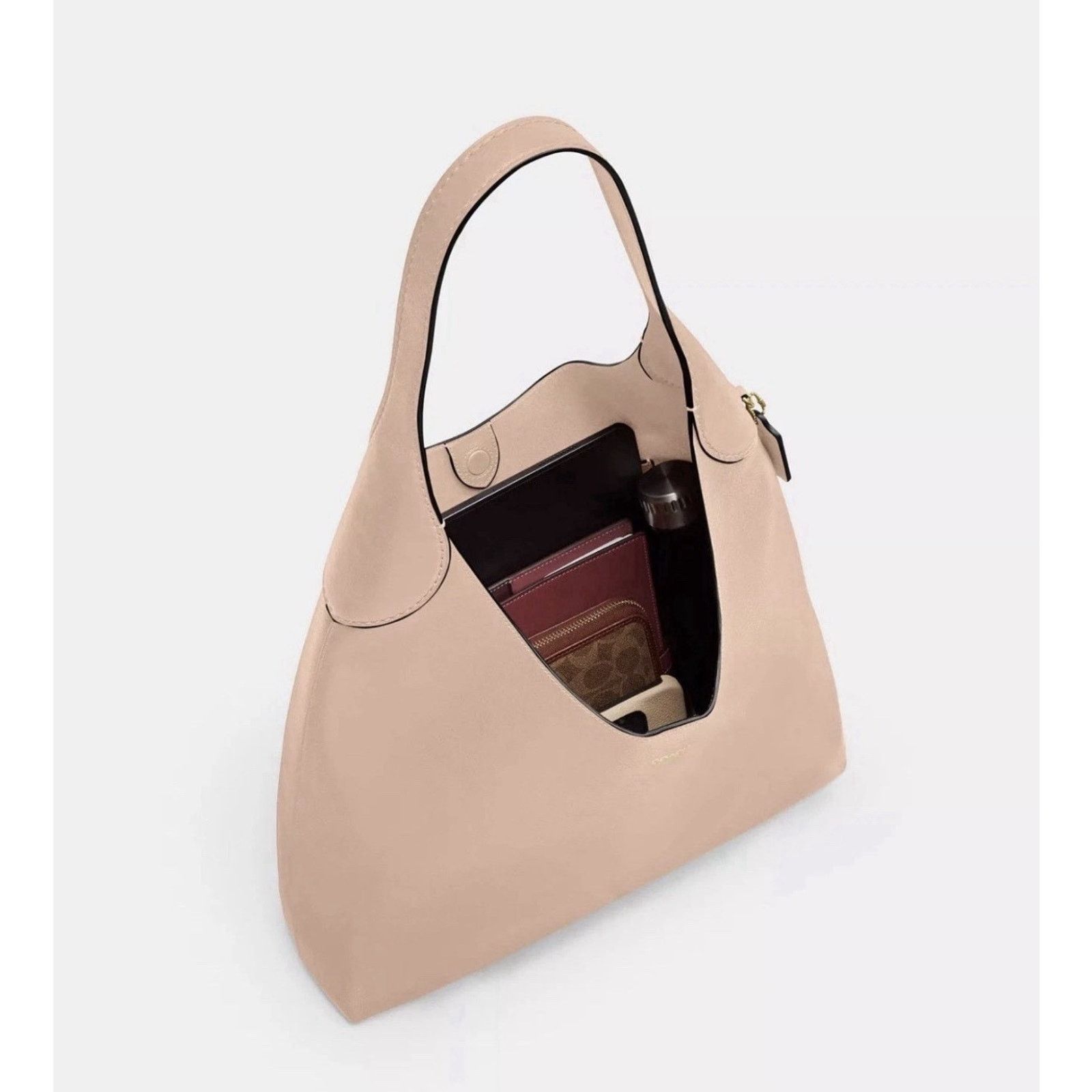 Coach NWT Coach Brooklyn Shoulder Bag 39 Leather CU044 Cream Size ONE SIZE - 7 Thumbnail