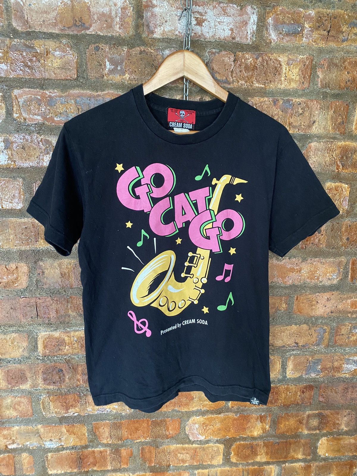 Hiroshi Fujiwara Vtg Cream Soda Pink Dragons go Cat goo Size US S / EU 44-46 / 1 - 2 Thumbnail