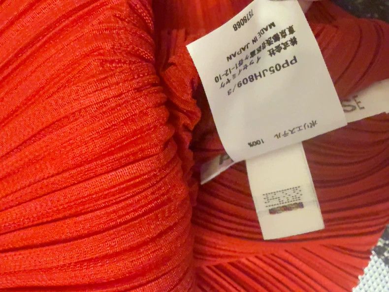 Issey Miyake Issey Miyake size:3 Red pleated dress Size XS / US 0-2 / IT 36-38 - 3 Thumbnail