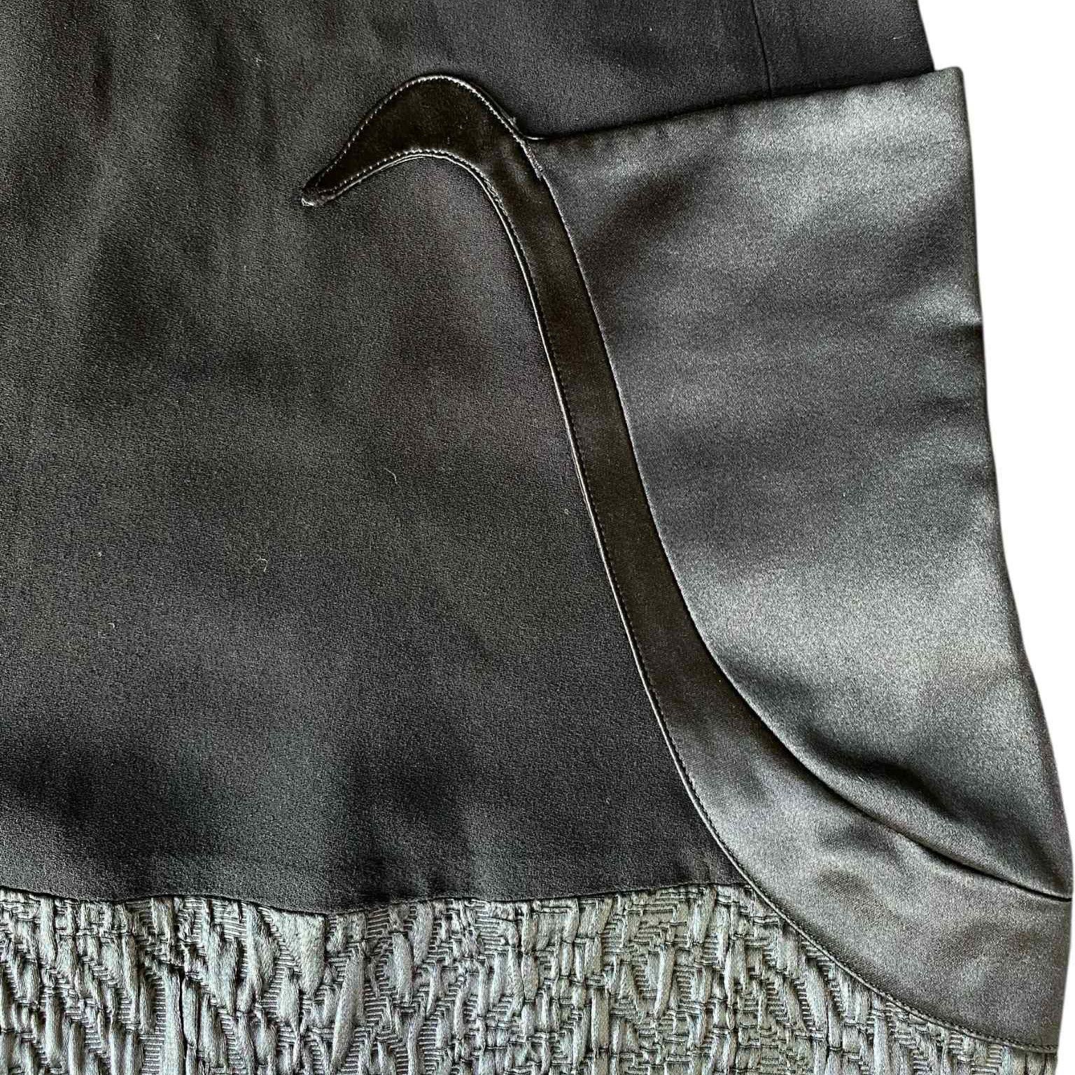 Tsumori Chisato Black Bird Pockets Jacquard Shift Dress Size M / US 6-8 / IT 42-44 - 6 Thumbnail