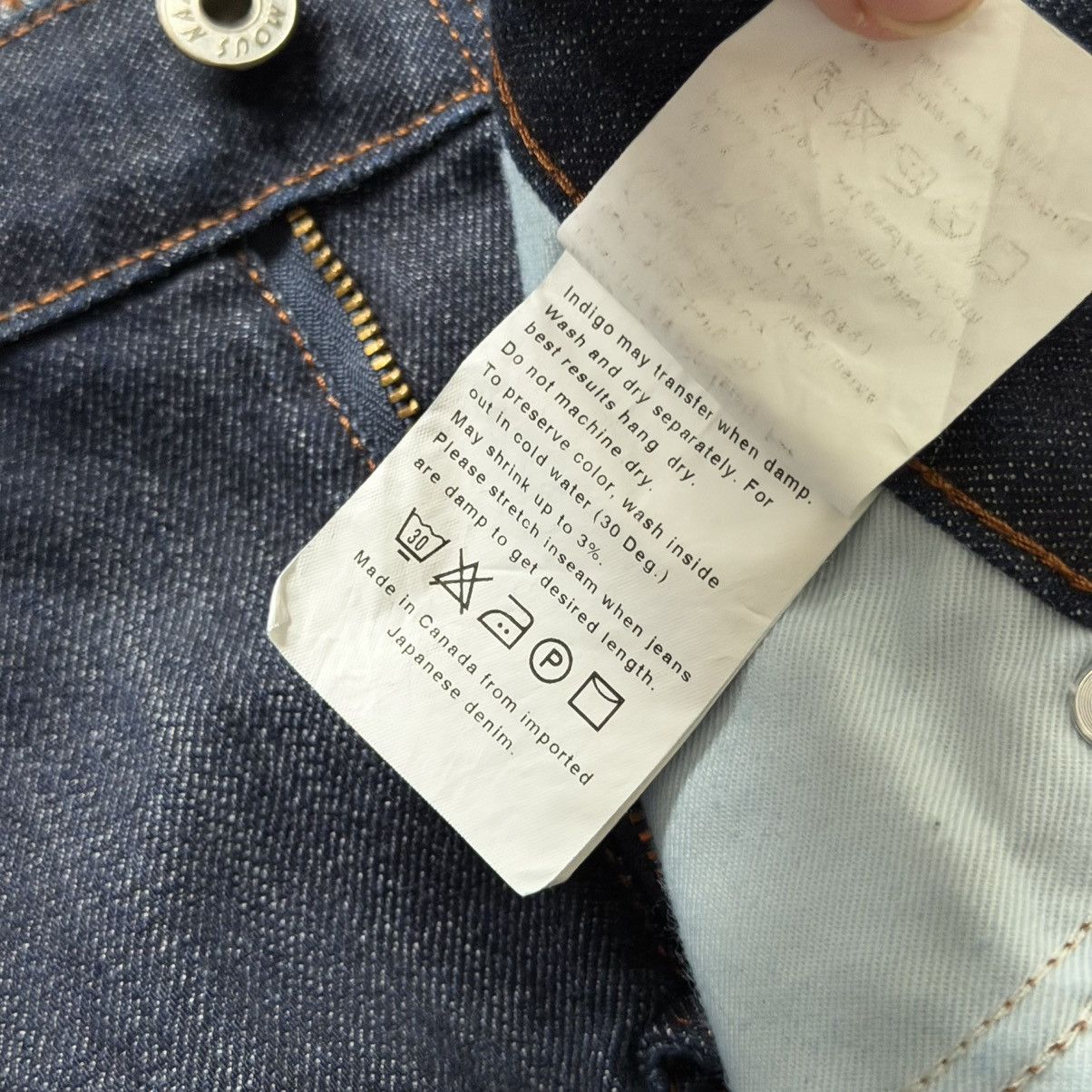 Naked & Famous Naked & Famous The Skinny Indigo Power Stretch Size 31 Size US 31 - 12 Thumbnail