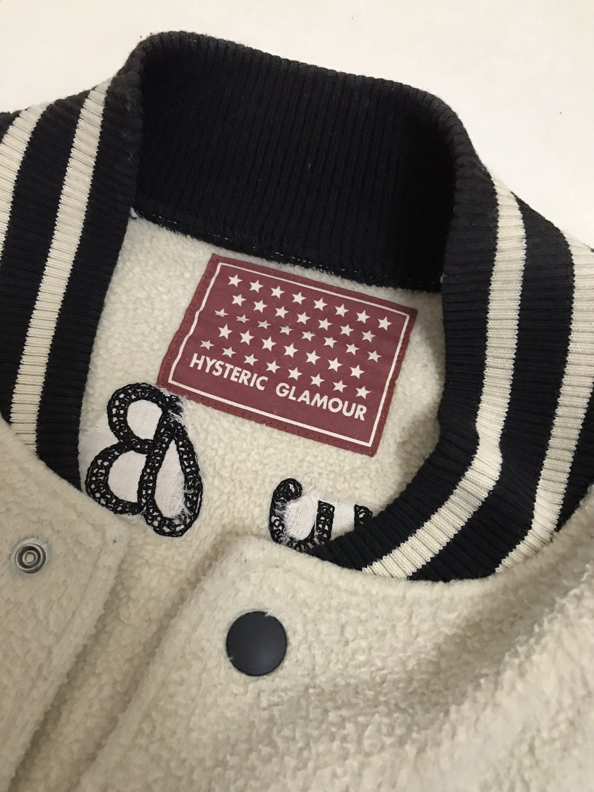 Hysteric Glamour Hysteric Glamour fleece Varsity Jacket Size US S / EU 44-46 / 1 - 9 Thumbnail