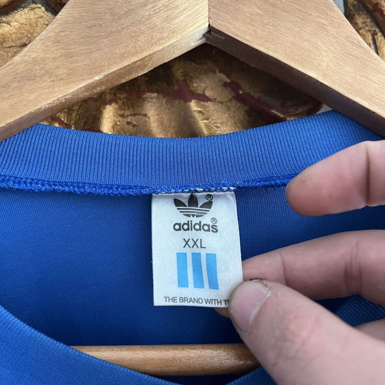 Adidas RETRO ADIDAS BOCA JUNIORS LONG SLEEVE JERSEY SZ XL Size US XL / EU 56 / 4 - 5 Thumbnail
