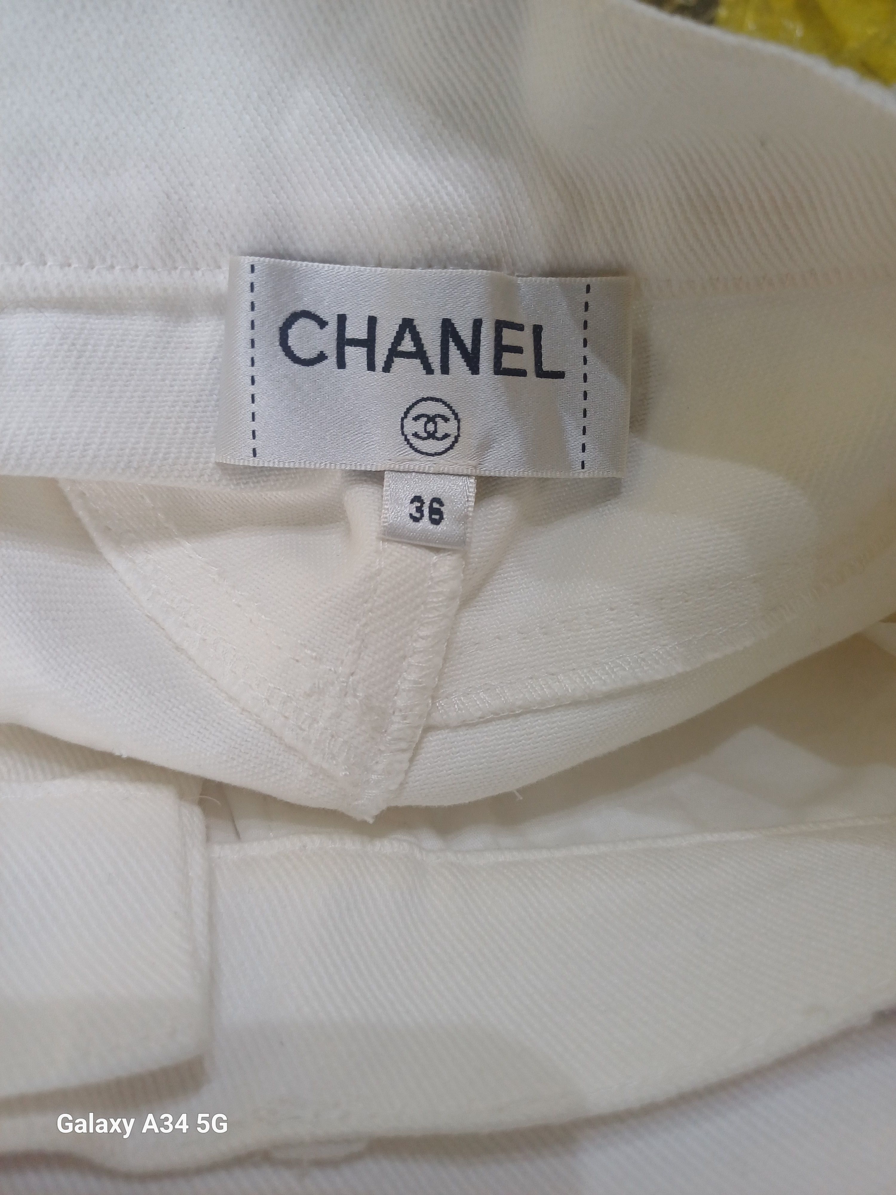 Chanel CHANEL GLITTER STRAIGHT JEANS Size 36" / US 14 / IT 50 - 12 Thumbnail