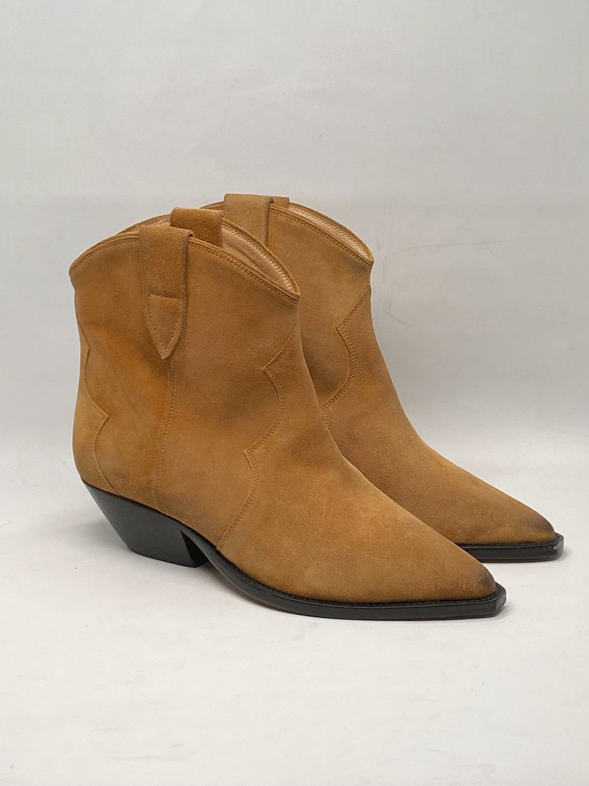 Isabel Marant Isabel Marant Dewina Suede Western Booties size 37 Size US 7 / IT 37 - 1 Thumbnail